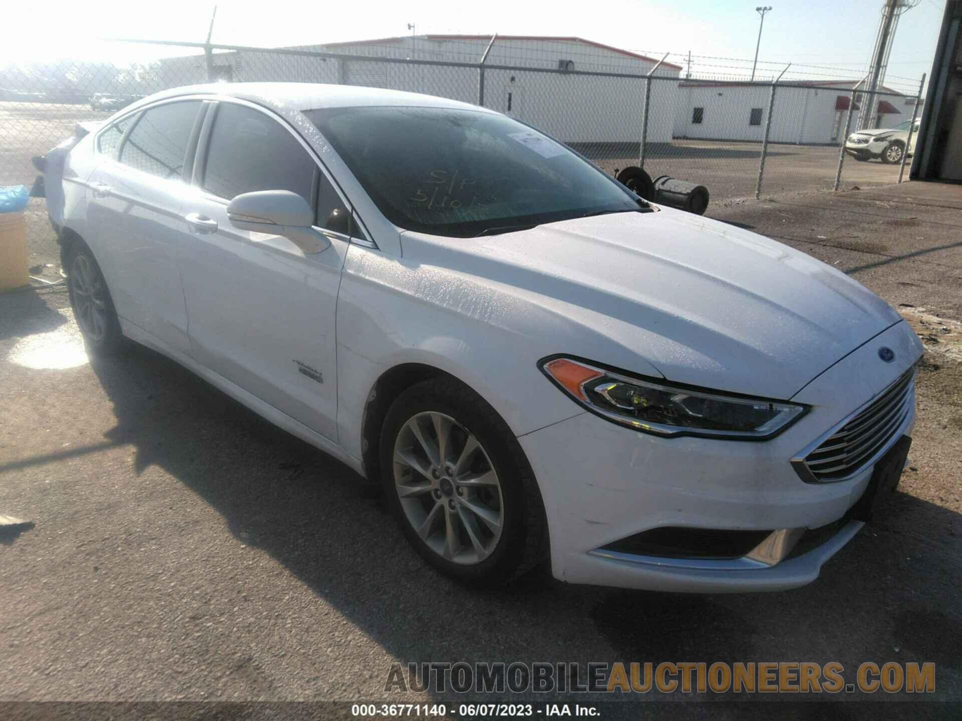 3FA6P0PU7JR210052 FORD FUSION ENERGI 2018