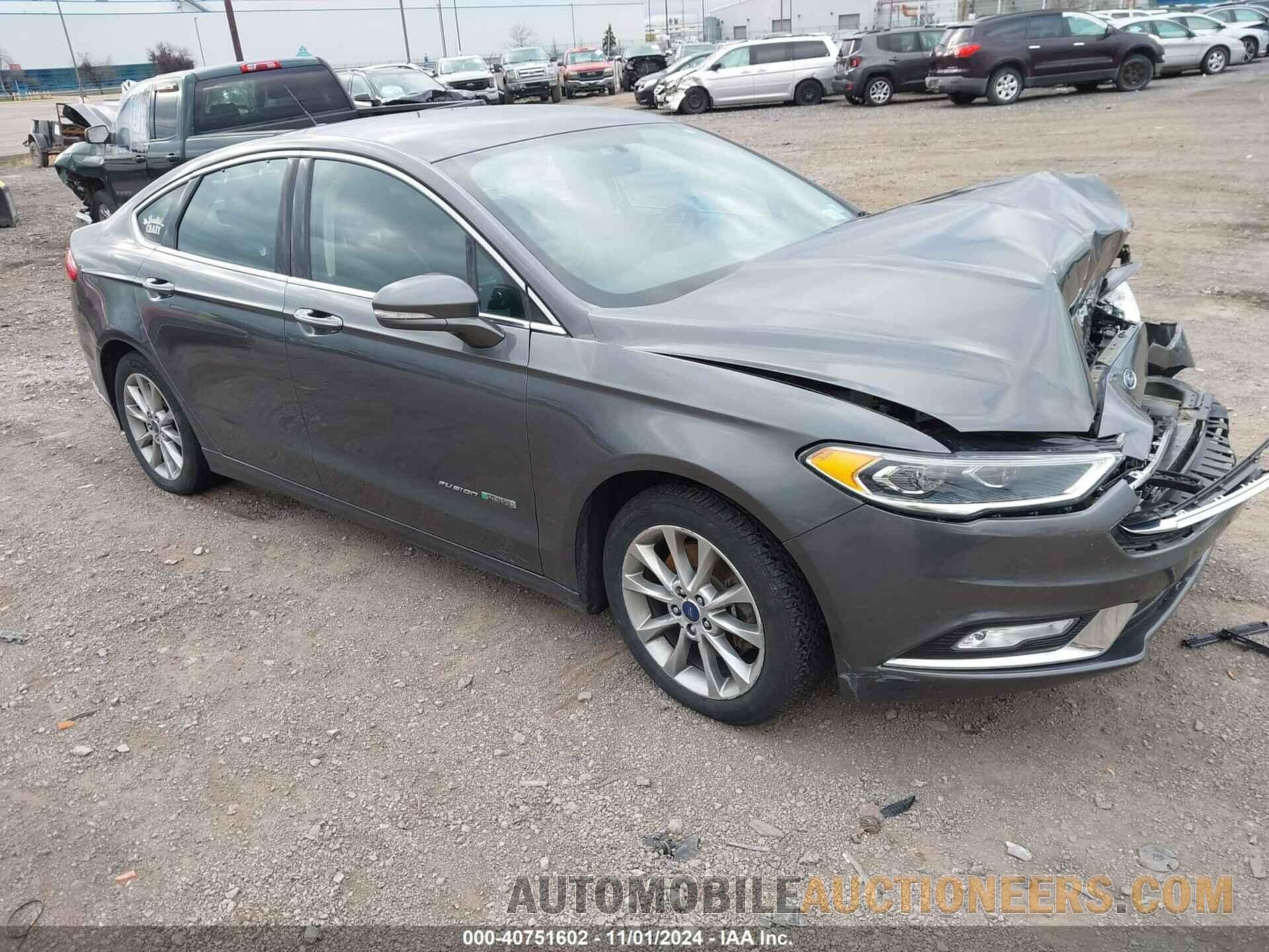 3FA6P0PUXHR138824 FORD FUSION ENERGI 2017