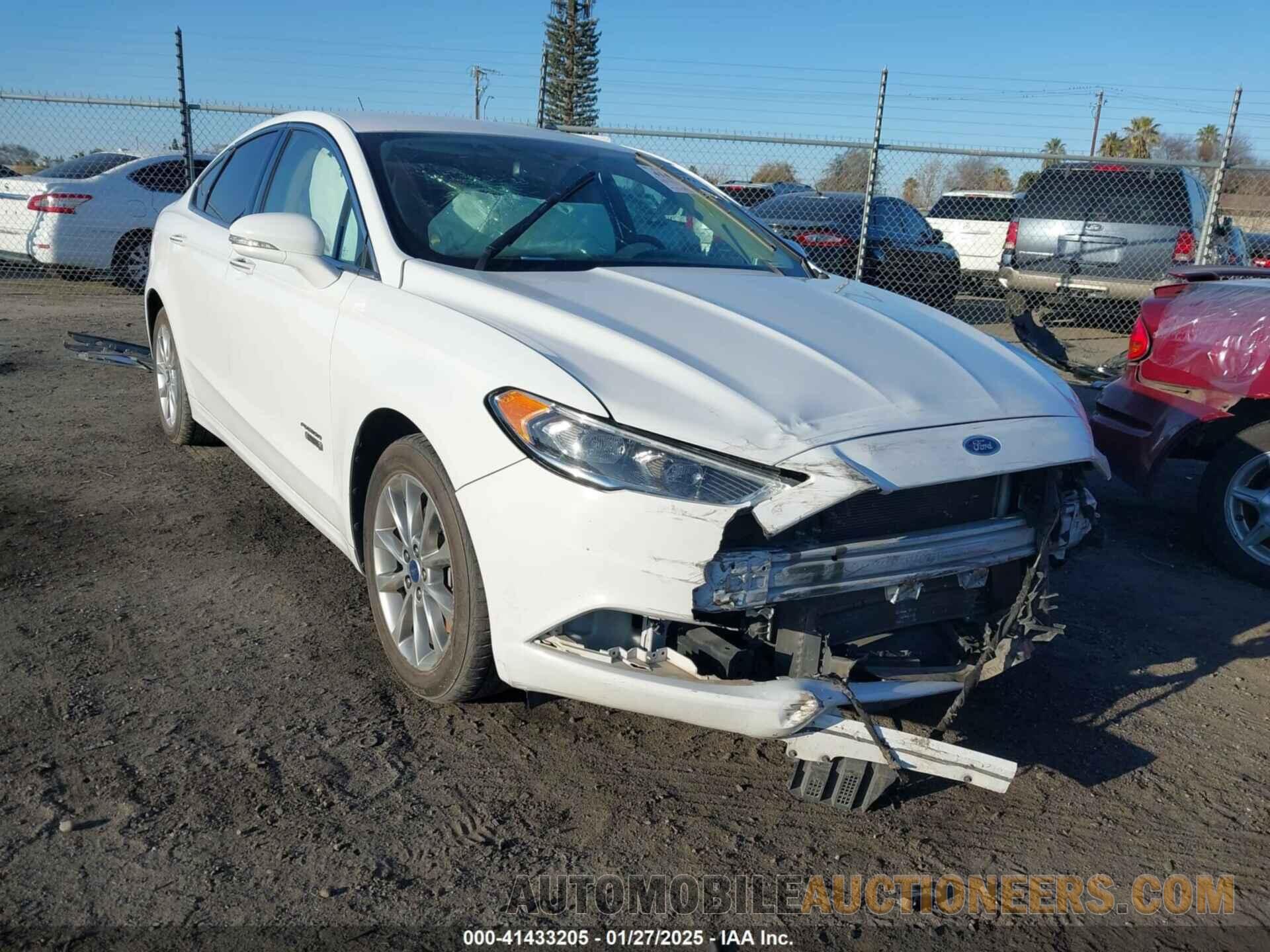 3FA6P0PUXJR161803 FORD FUSION ENERGI 2018