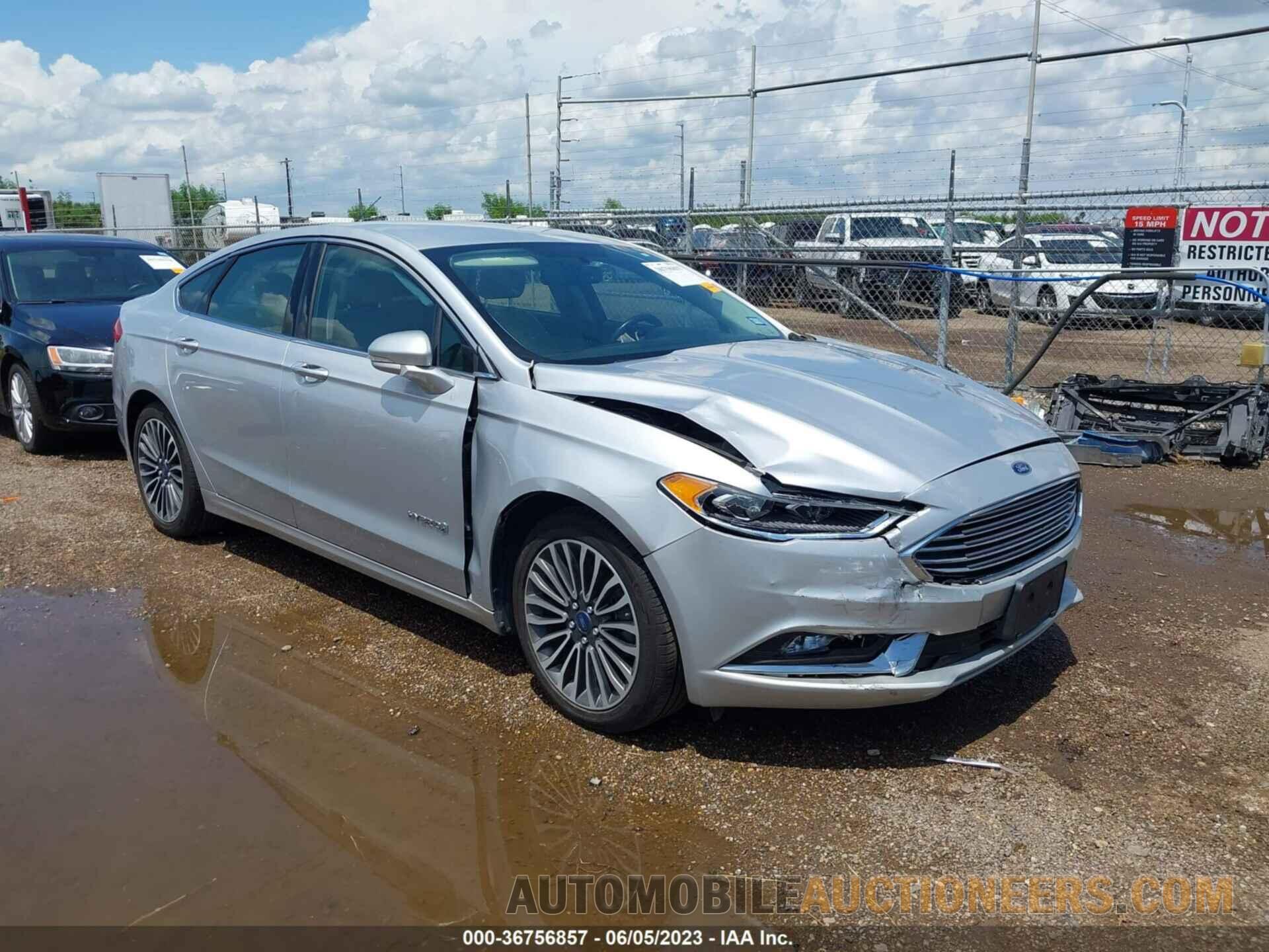 3FA6P0RU0JR141234 FORD FUSION HYBRID 2018