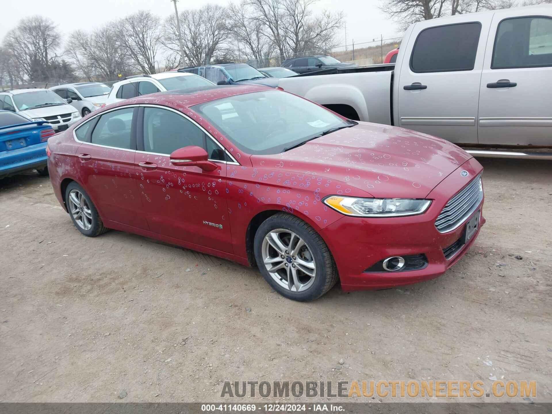 3FA6P0RU3GR355398 FORD FUSION HYBRID 2016