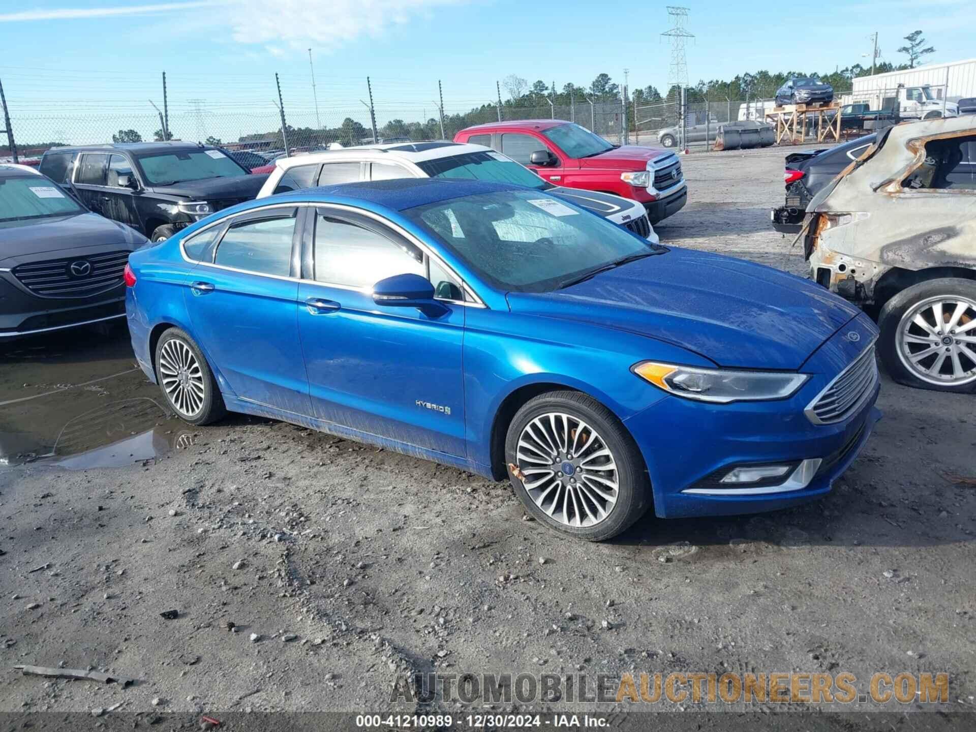 3FA6P0RU3HR182063 FORD FUSION HYBRID 2017