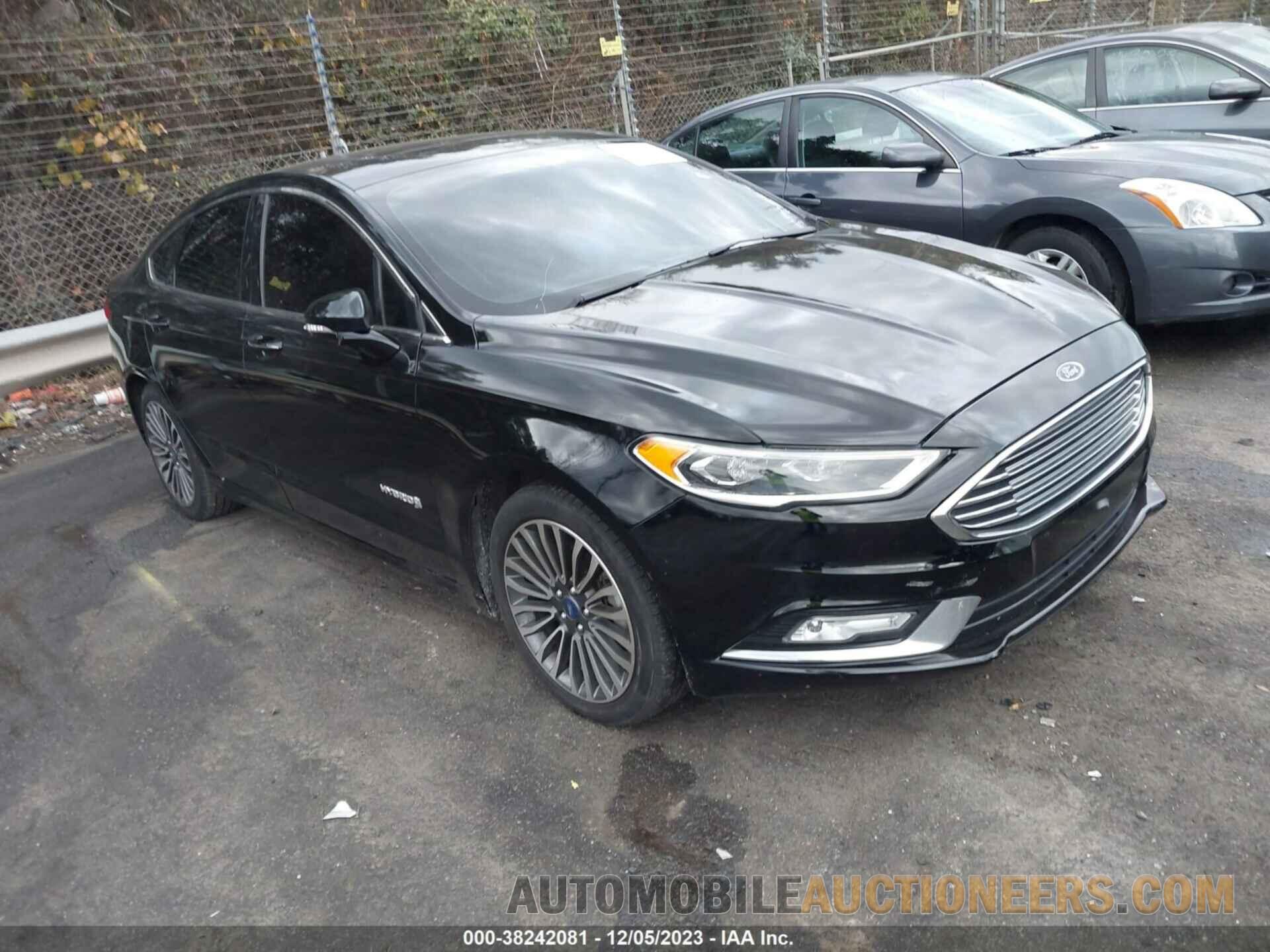 3FA6P0RU3JR123830 FORD FUSION HYBRID 2018