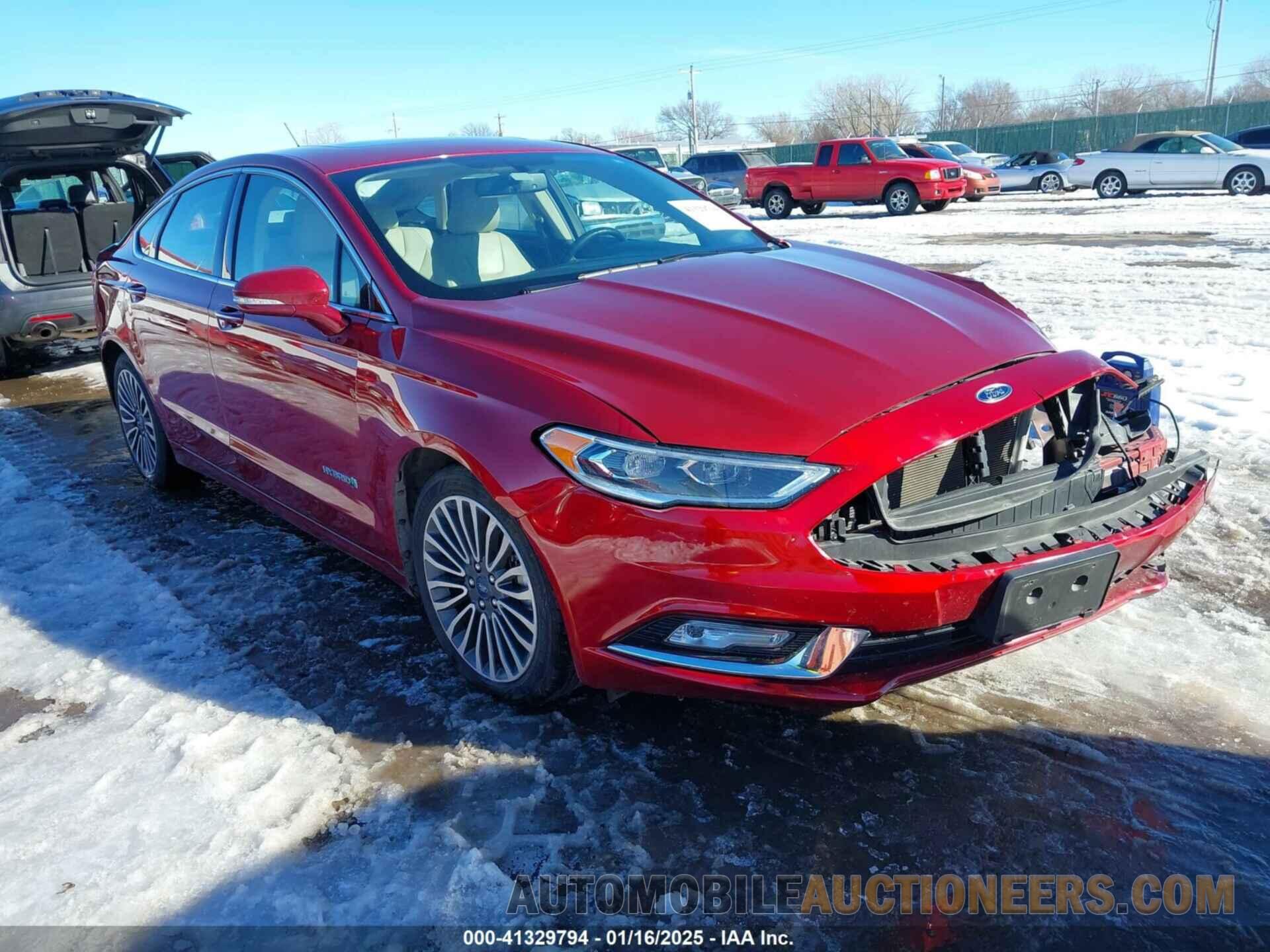 3FA6P0RU3JR250514 FORD FUSION HYBRID 2018