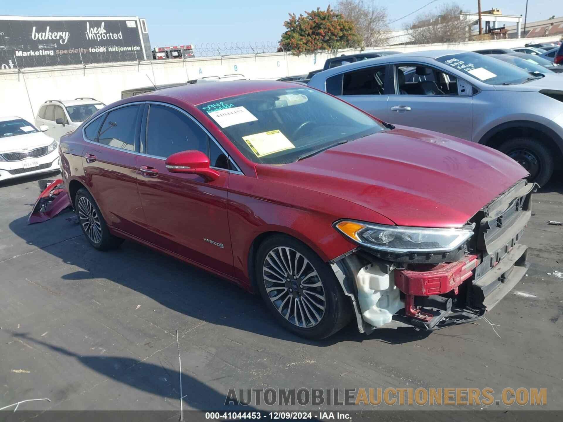 3FA6P0RU4HR279675 FORD FUSION HYBRID 2017