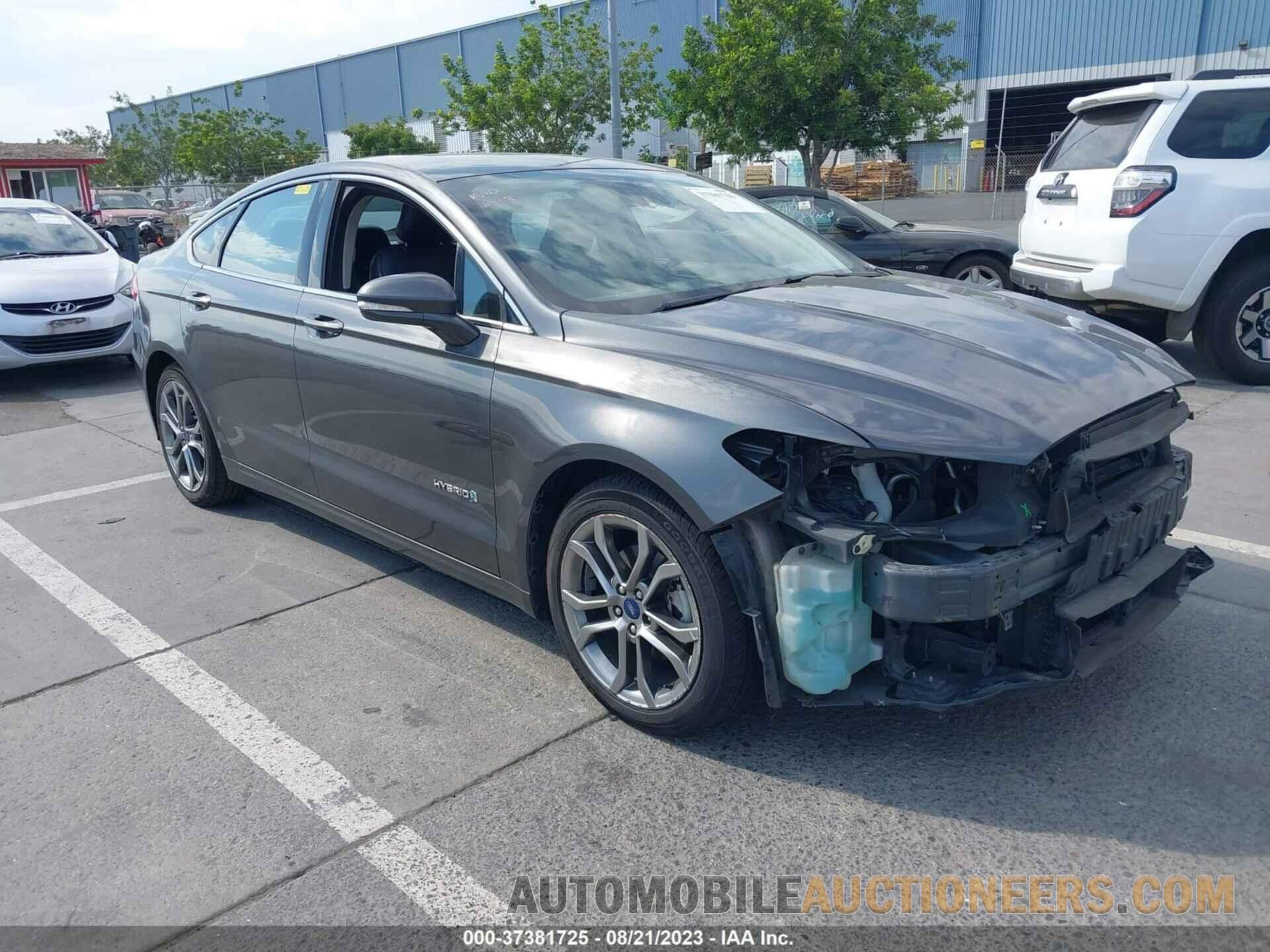 3FA6P0RU5KR206399 FORD FUSION HYBRID 2019