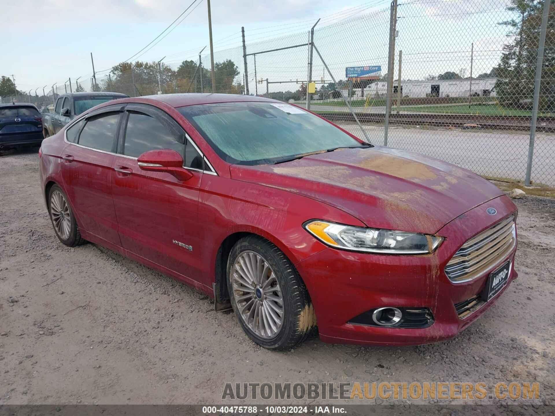 3FA6P0RU6GR154885 FORD FUSION HYBRID 2016