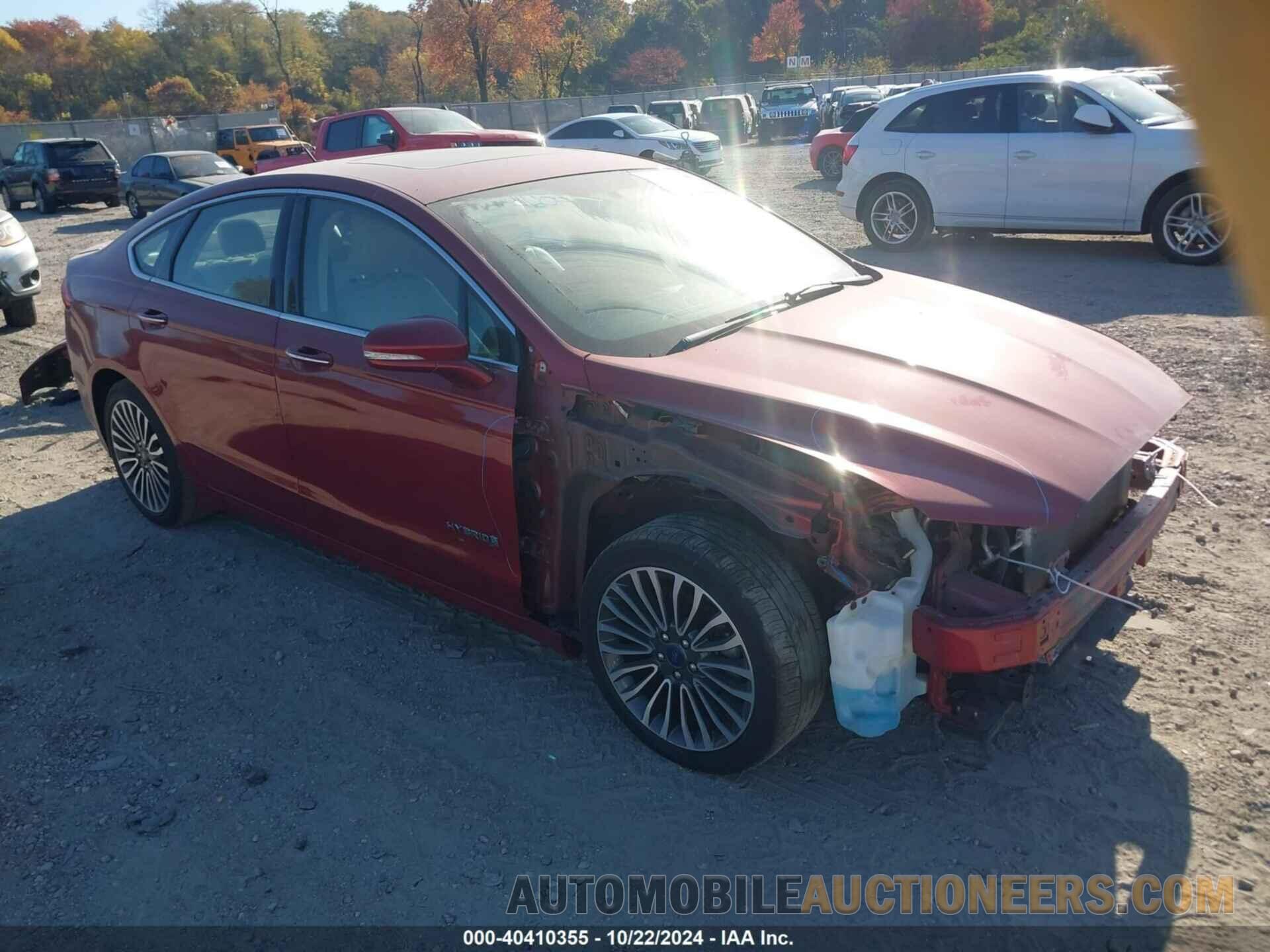 3FA6P0RU6JR162878 FORD FUSION HYBRID 2018