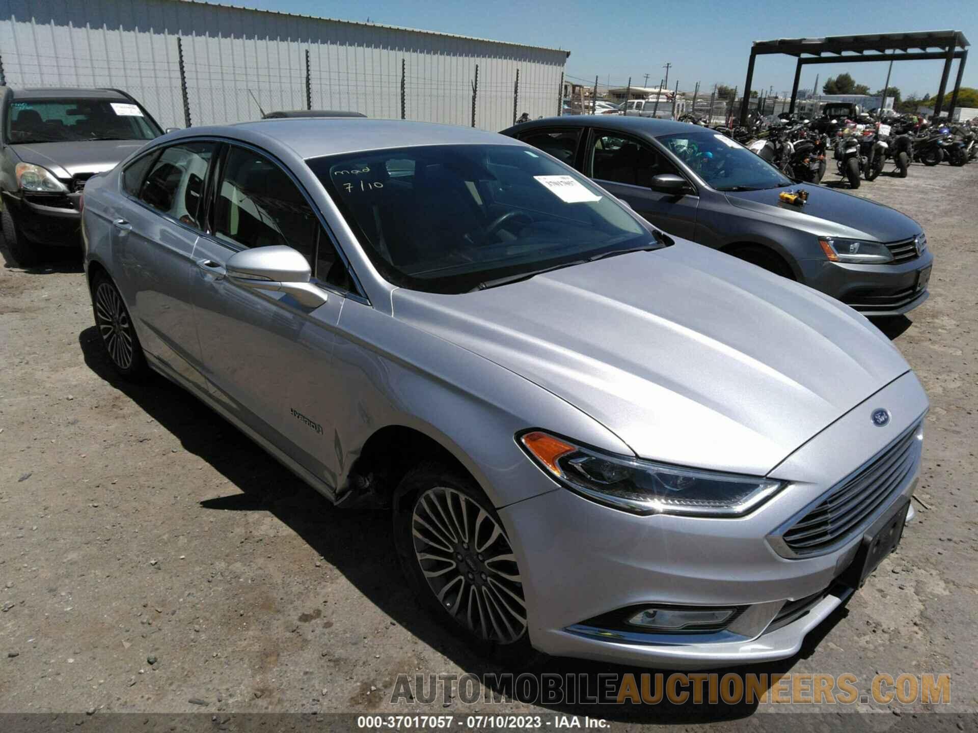 3FA6P0RU6JR205261 FORD FUSION HYBRID 2018