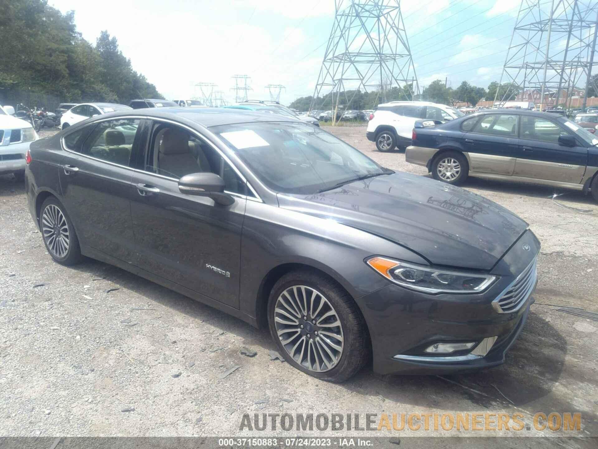 3FA6P0RU8JR128506 FORD FUSION HYBRID 2018