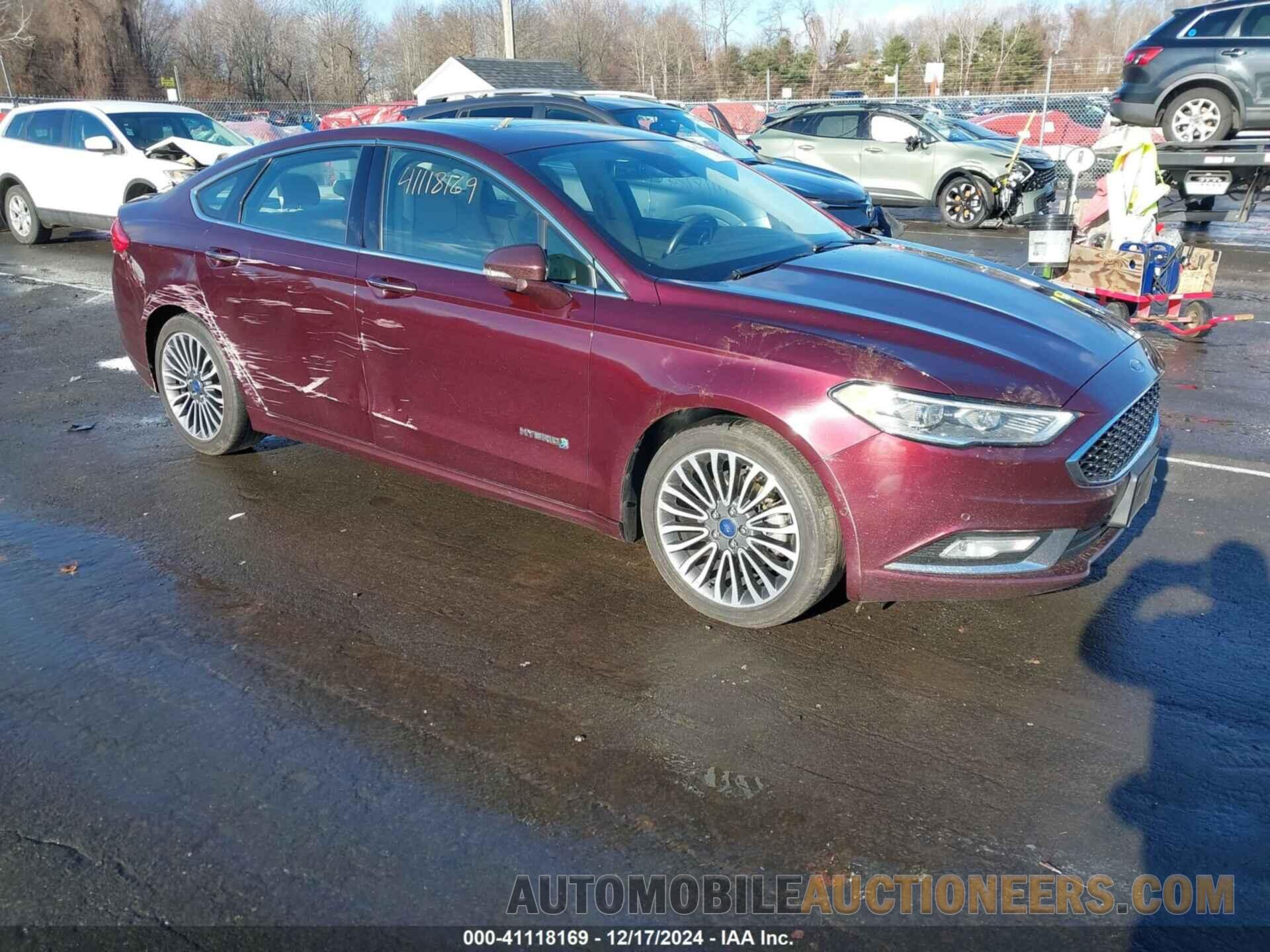 3FA6P0RU8JR157147 FORD FUSION HYBRID 2018