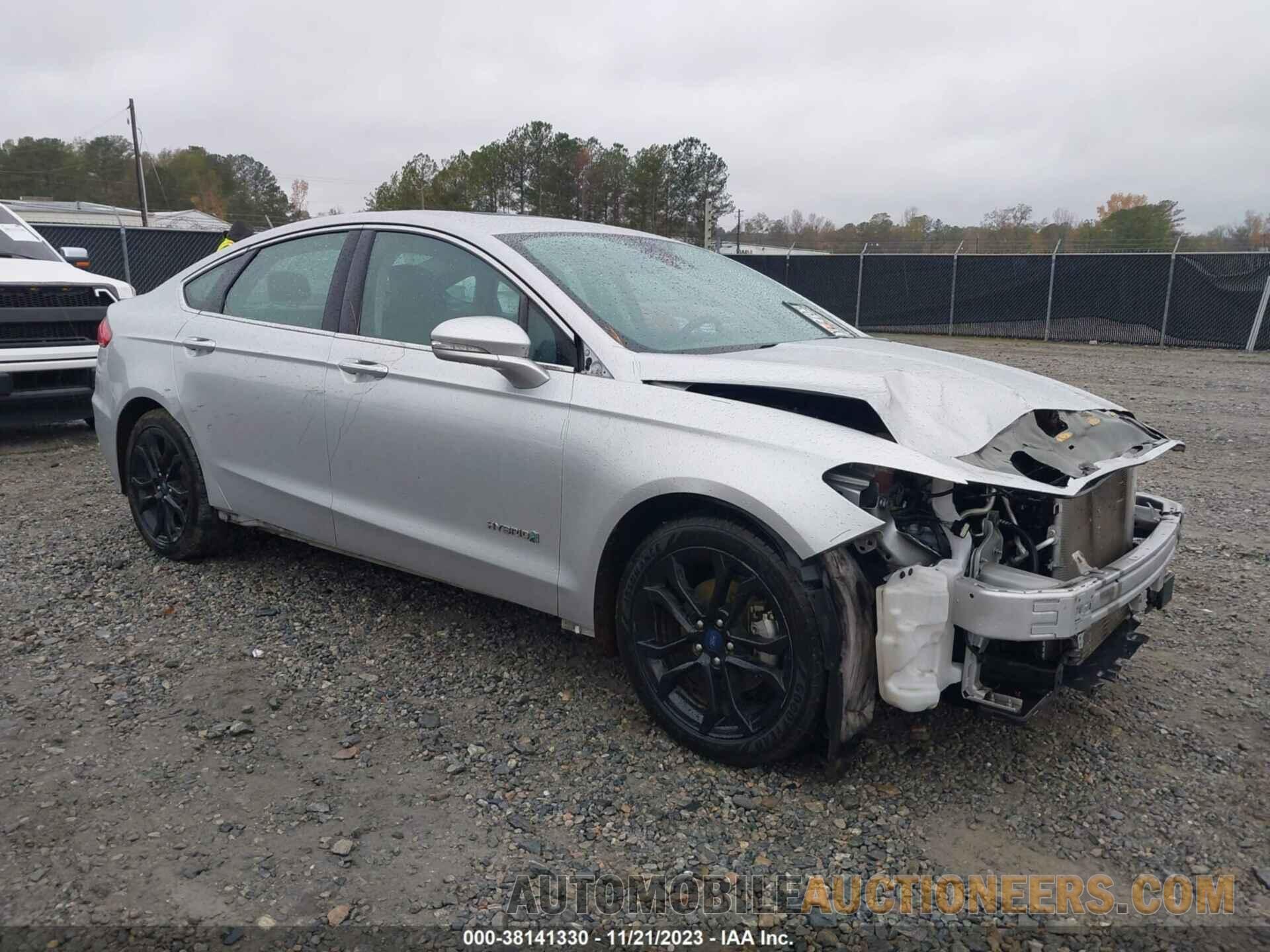 3FA6P0RU8KR259467 FORD FUSION HYBRID 2019