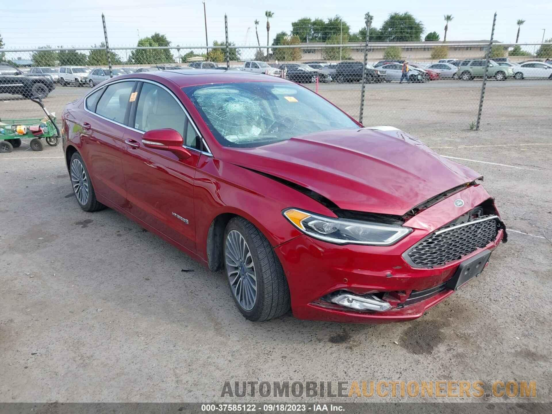 3FA6P0RUXJR119466 FORD FUSION HYBRID 2018