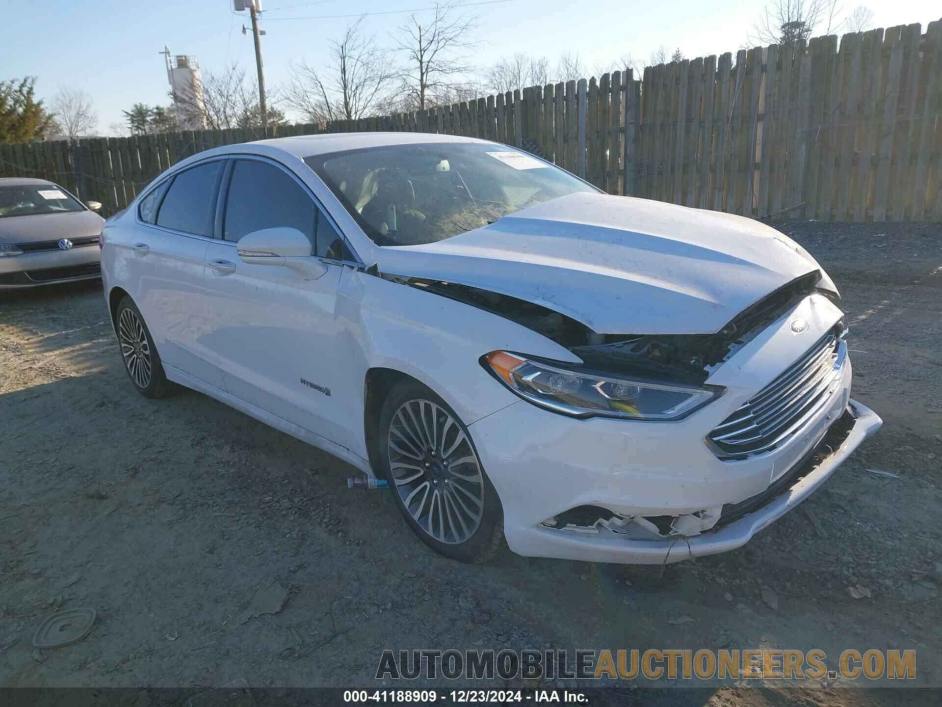 3FA6P0RUXJR131617 FORD FUSION HYBRID 2018