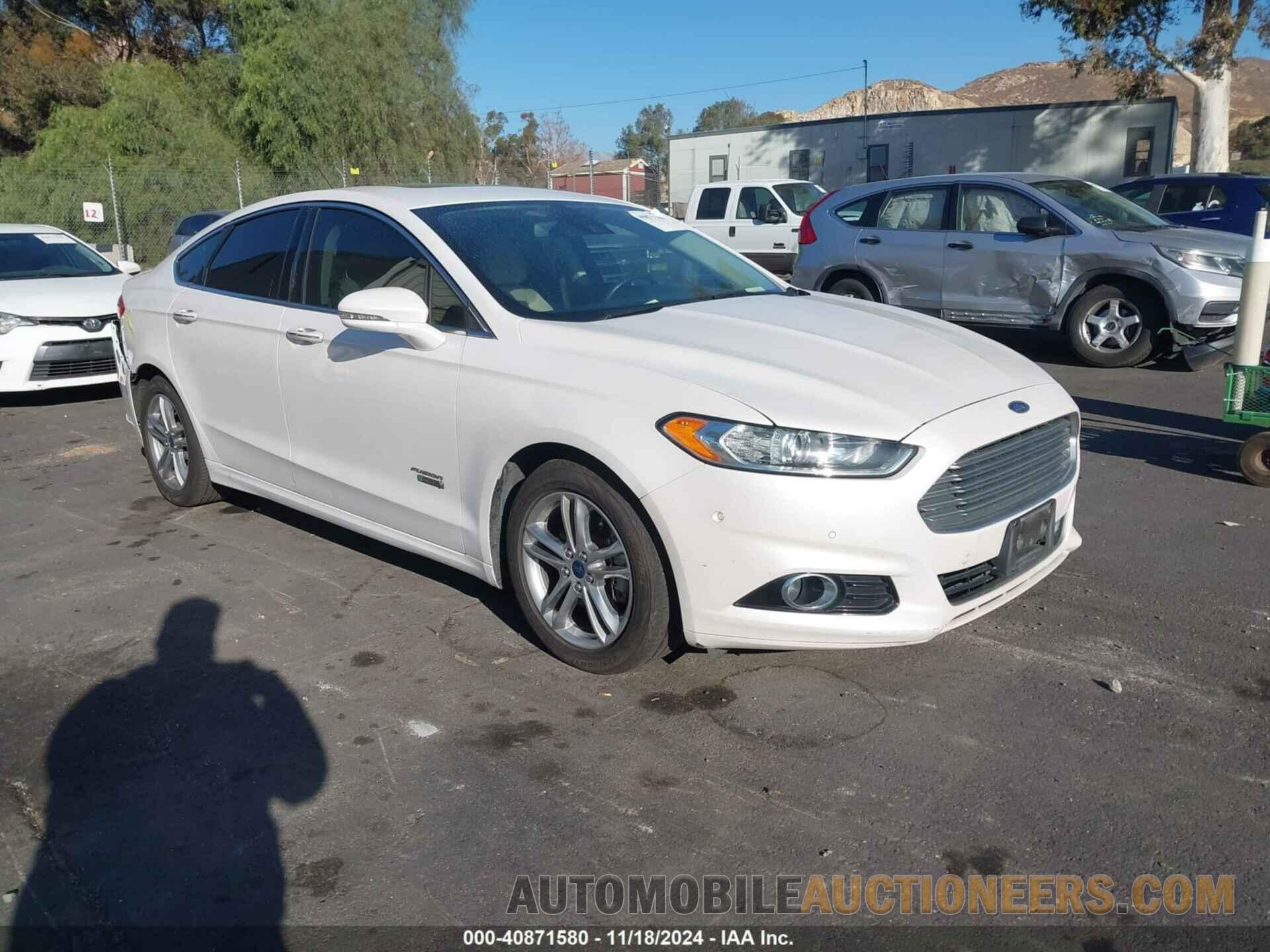 3FA6P0SU2GR241581 FORD FUSION ENERGI 2016