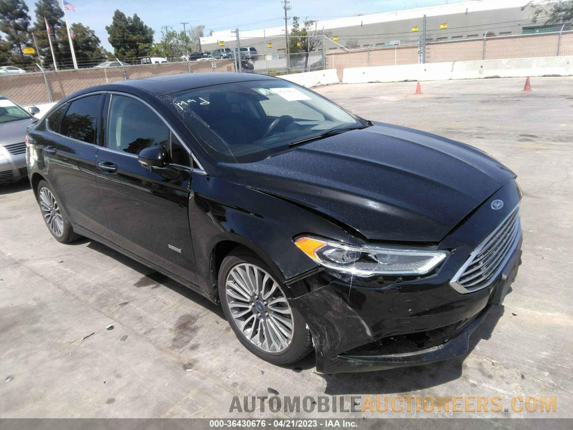 3FA6P0SU2JR111291 FORD FUSION ENERGI 2018