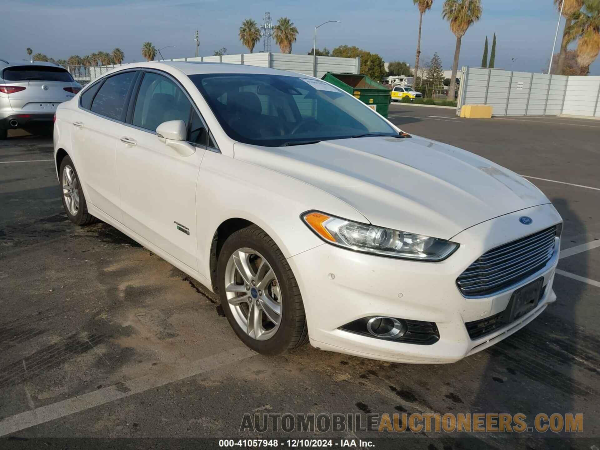 3FA6P0SU5GR106840 FORD FUSION ENERGI 2016