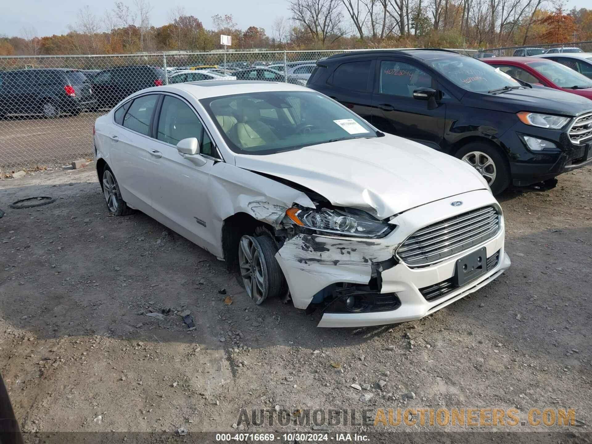 3FA6P0SU5GR164043 FORD FUSION ENERGI 2016