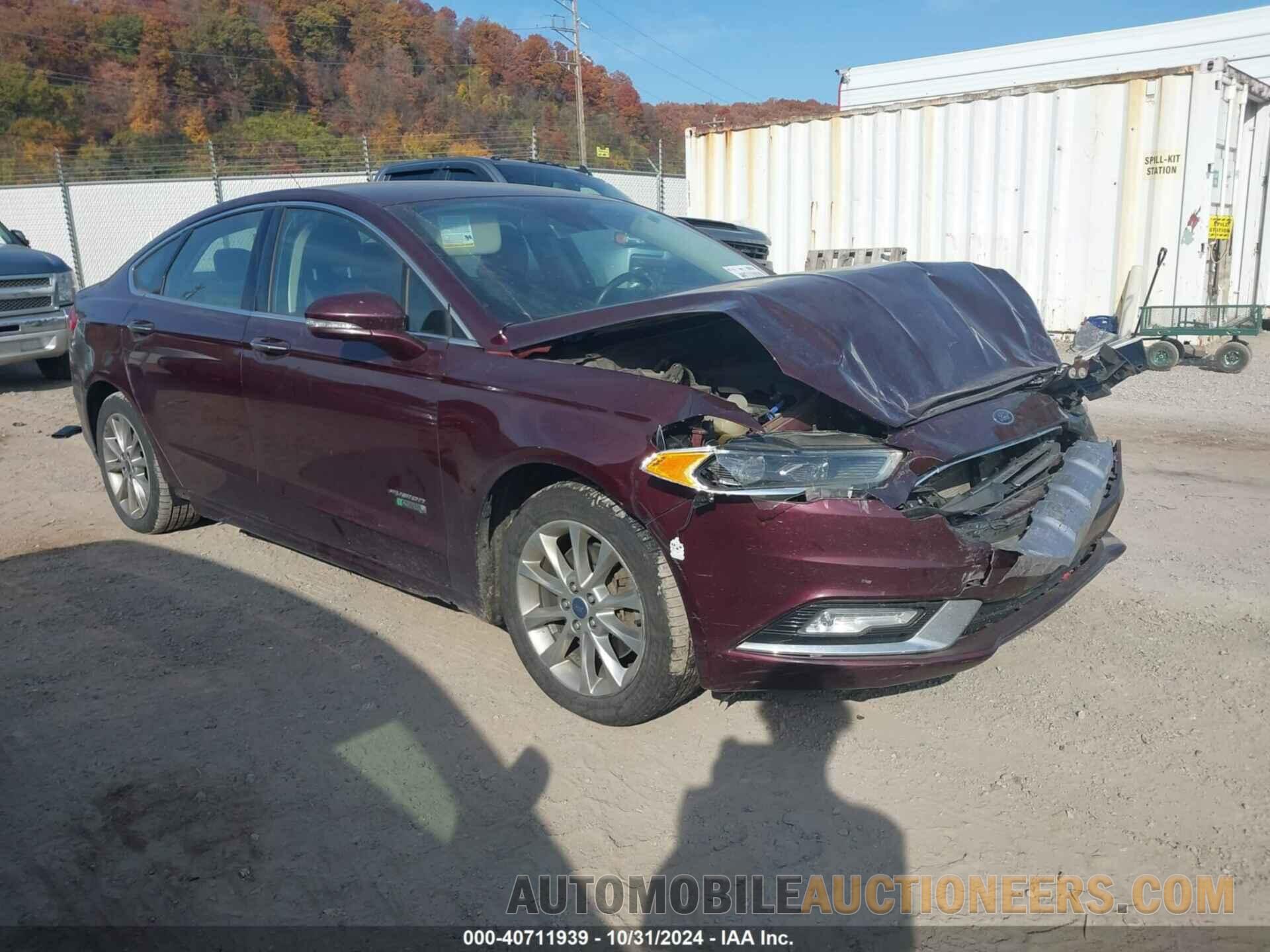 3FA6P0SU7HR255252 FORD FUSION ENERGI 2017