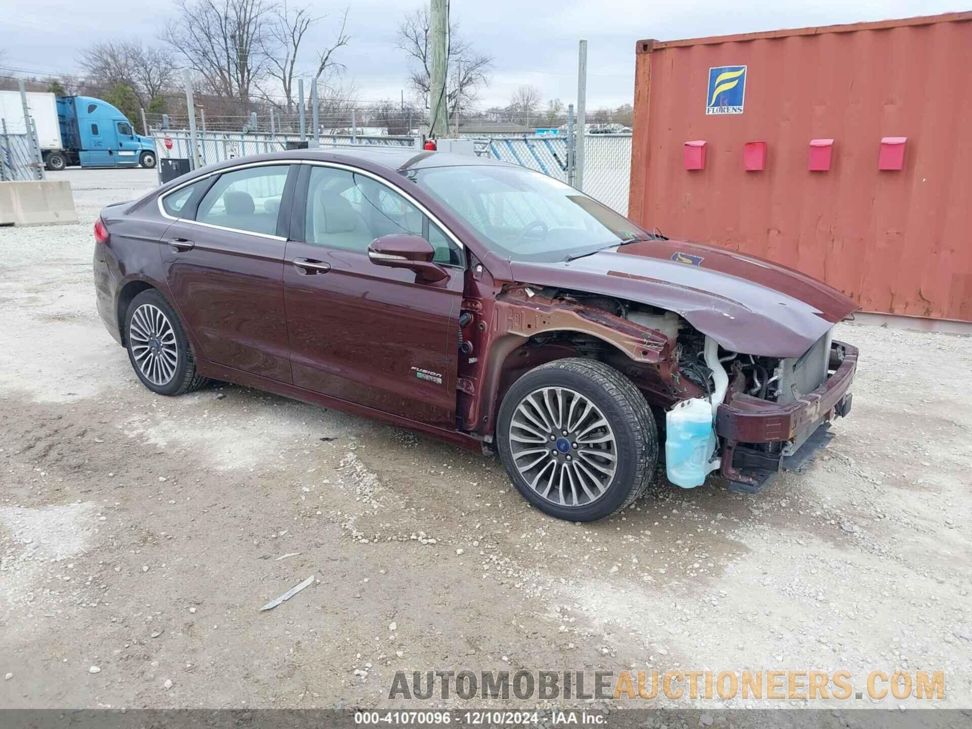 3FA6P0SU7HR255414 FORD FUSION ENERGI 2017