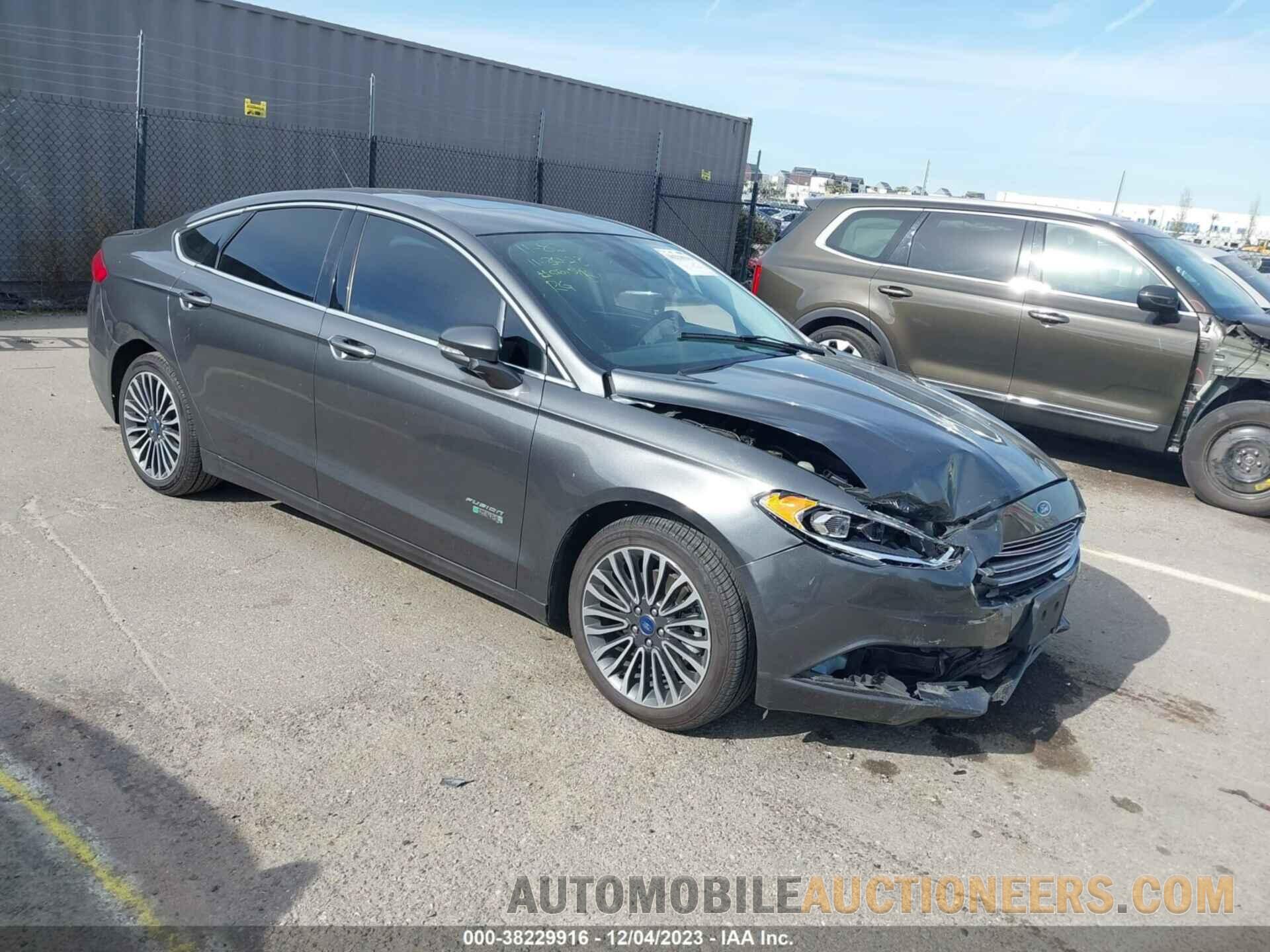 3FA6P0SU8JR110615 FORD FUSION ENERGI 2018