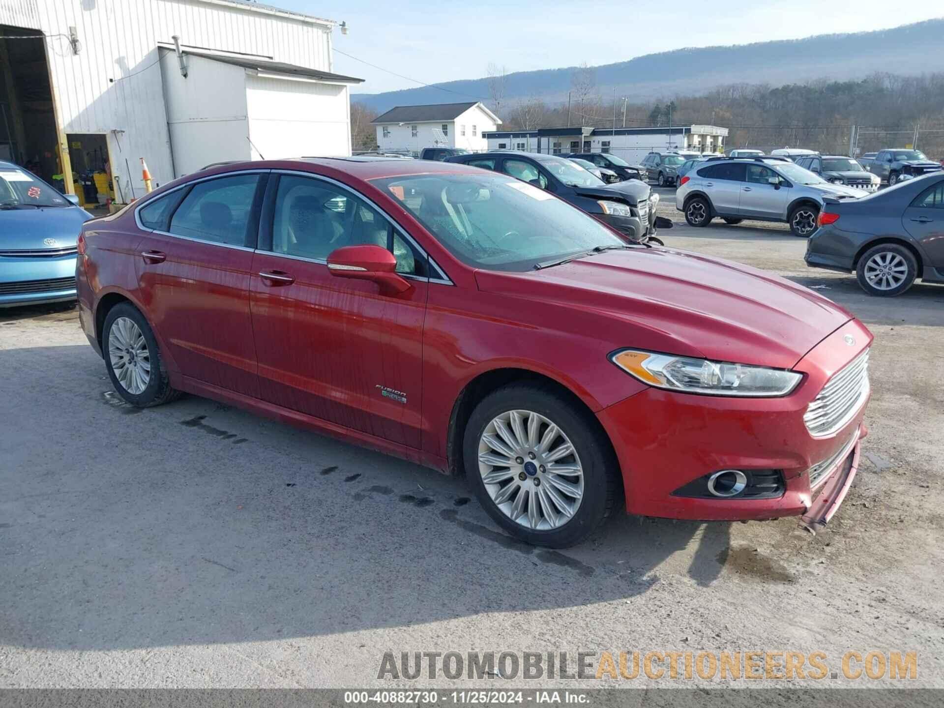 3FA6P0SU9DR271835 FORD FUSION ENERGI 2013