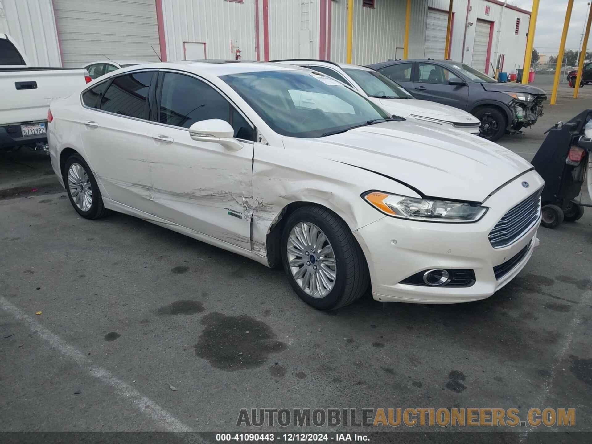 3FA6P0SUXDR365822 FORD FUSION ENERGI 2013