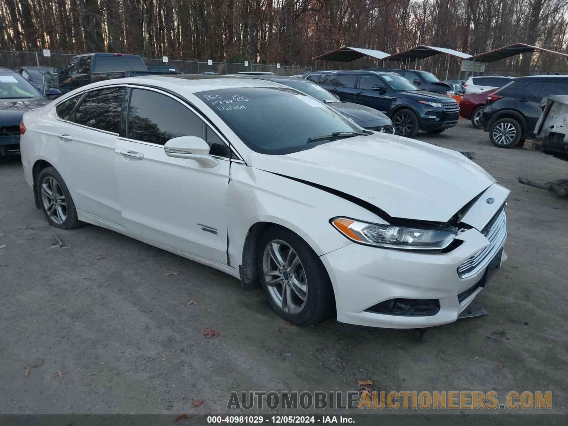 3FA6P0SUXFR201019 FORD FUSION ENERGI 2015