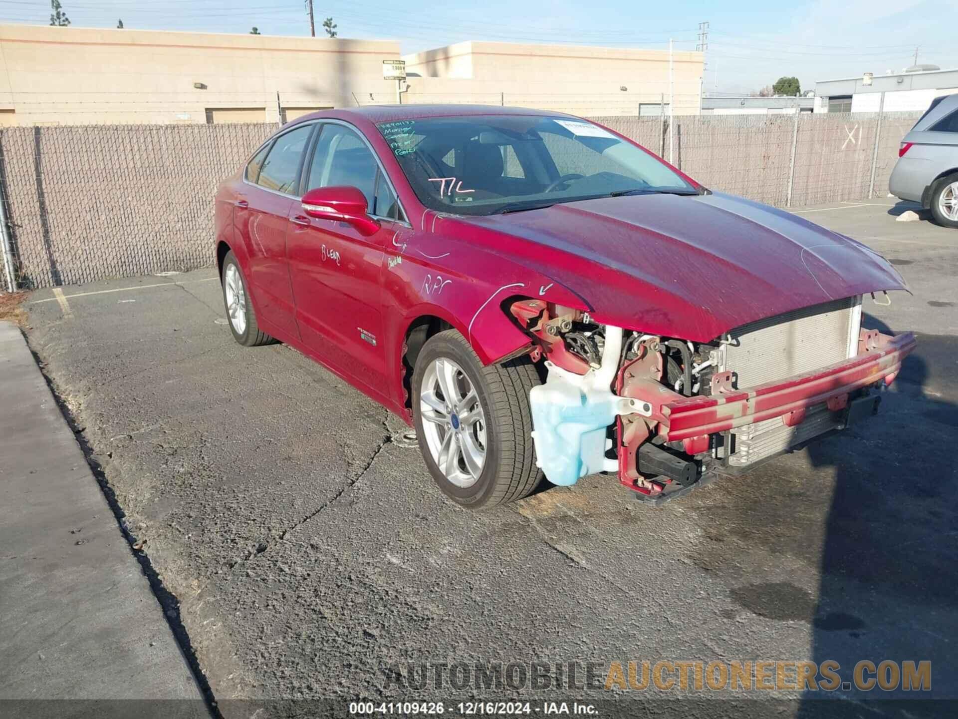 3FA6P0SUXGR320707 FORD FUSION ENERGI 2016