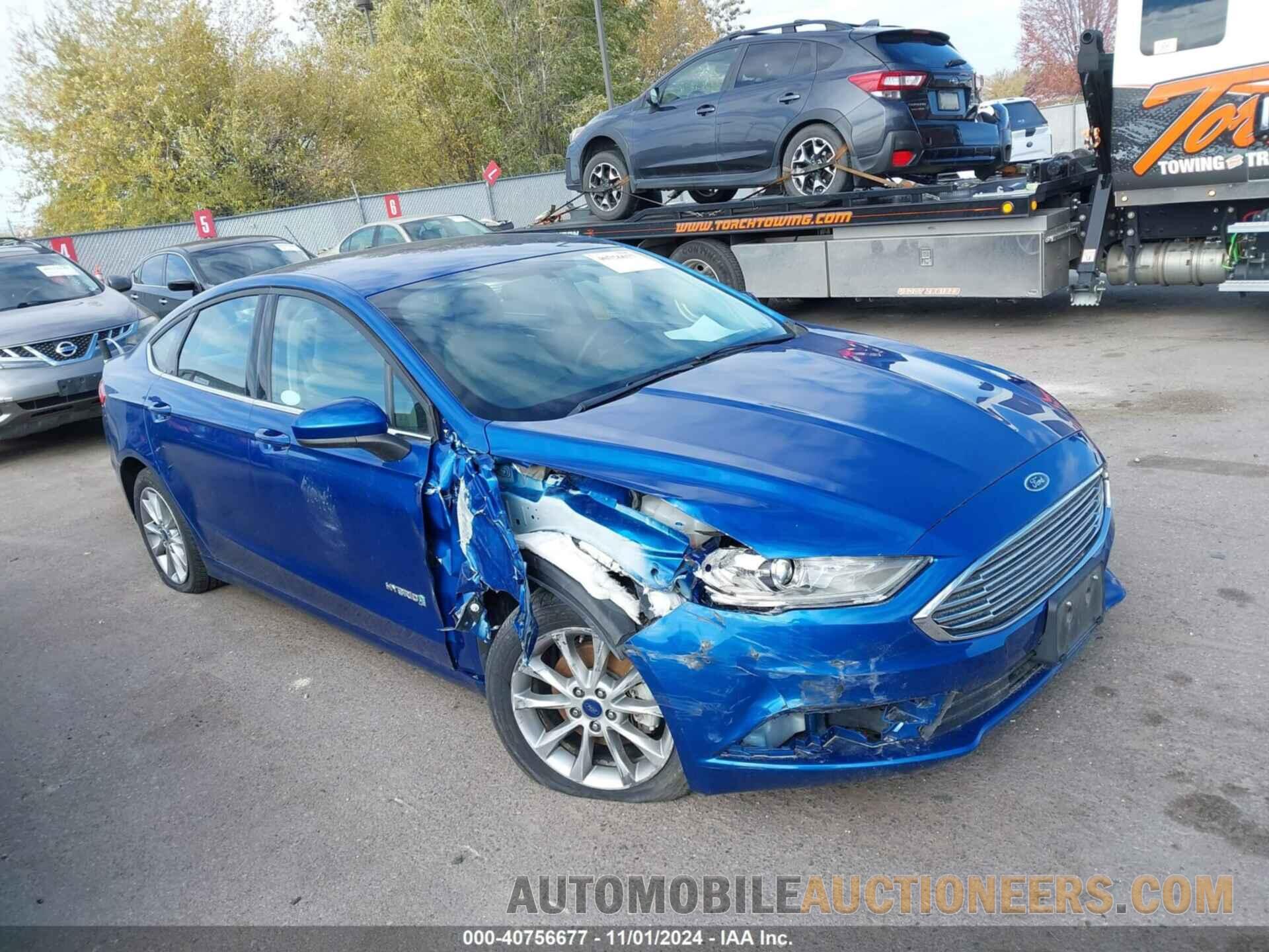 3FA6P0UU0HR151618 FORD FUSION HYBRID 2017