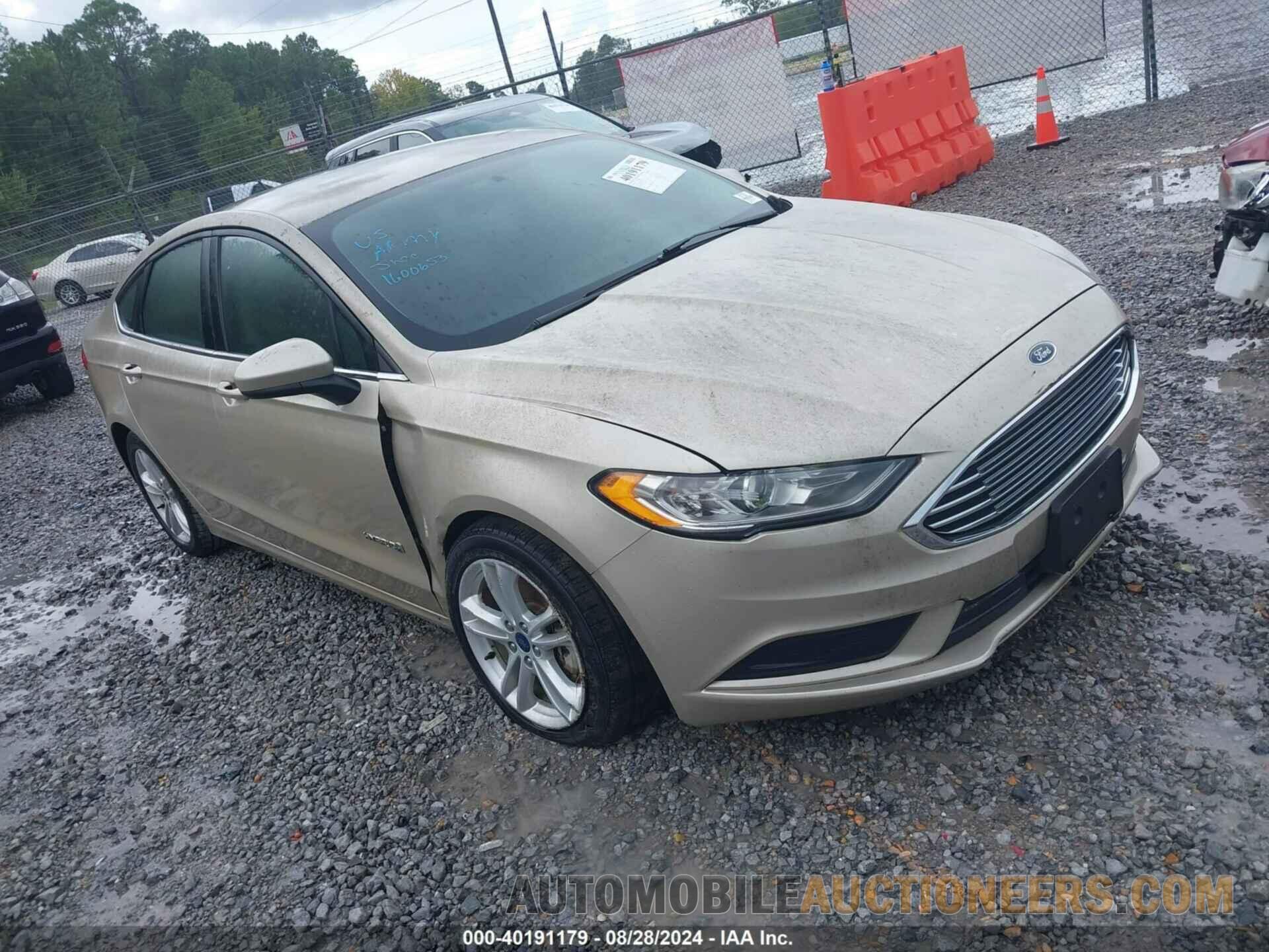 3FA6P0UU0JR157005 FORD FUSION HYBRID 2018