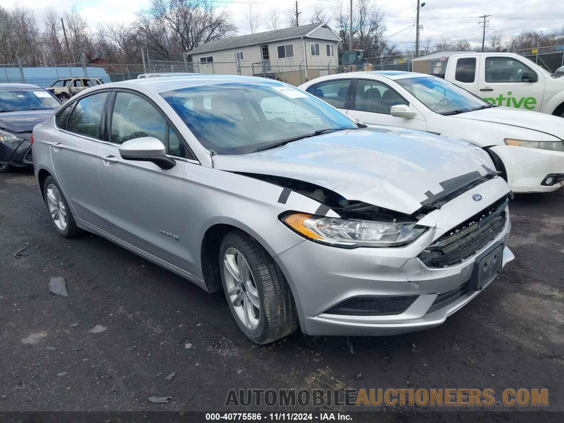 3FA6P0UU2JR271538 FORD FUSION HYBRID 2018