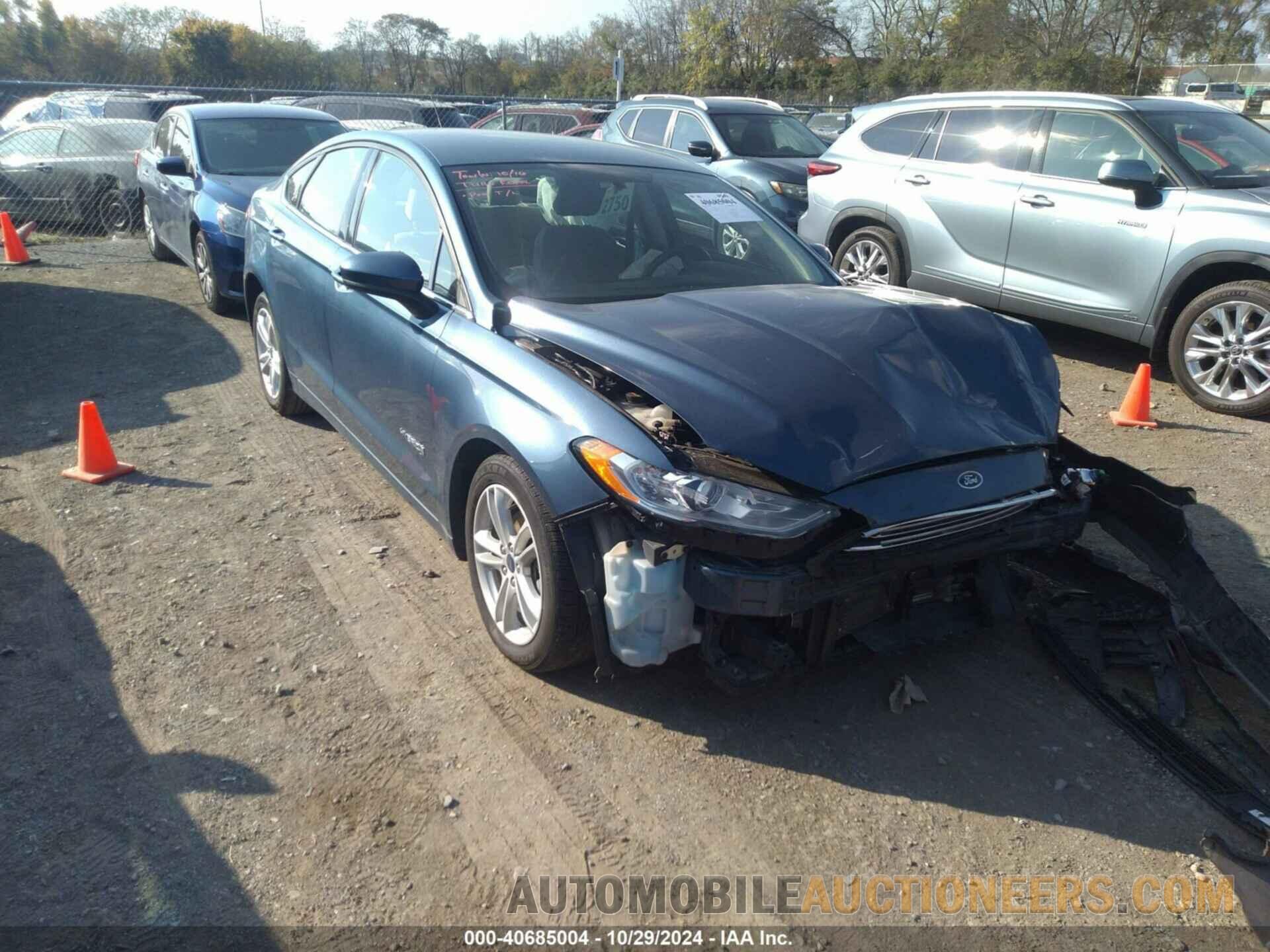 3FA6P0UU3JR271368 FORD FUSION HYBRID 2018