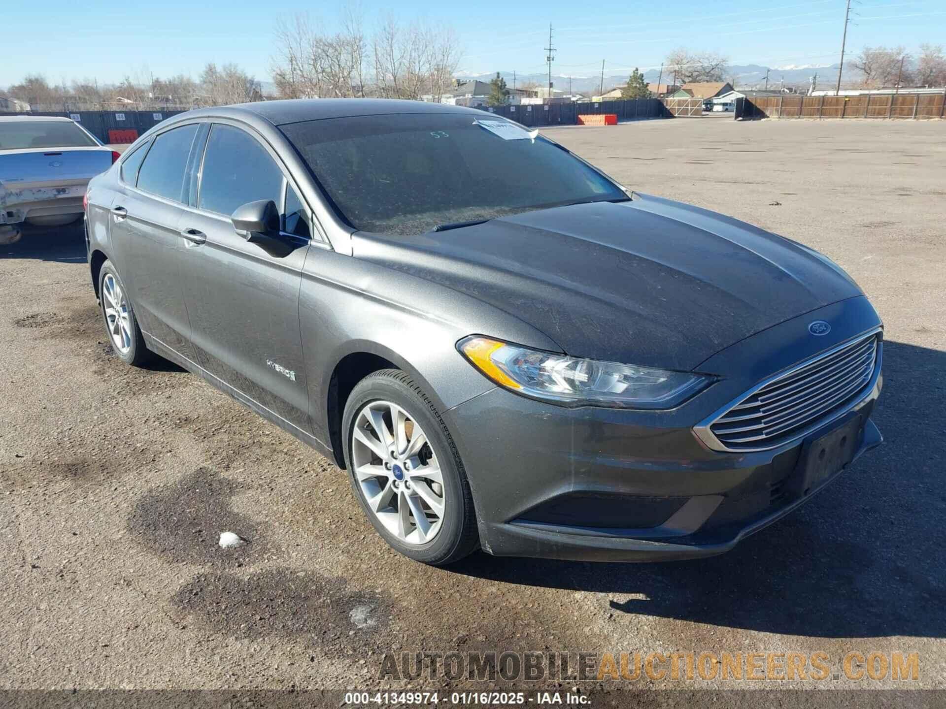 3FA6P0UU5HR132899 FORD FUSION HYBRID 2017