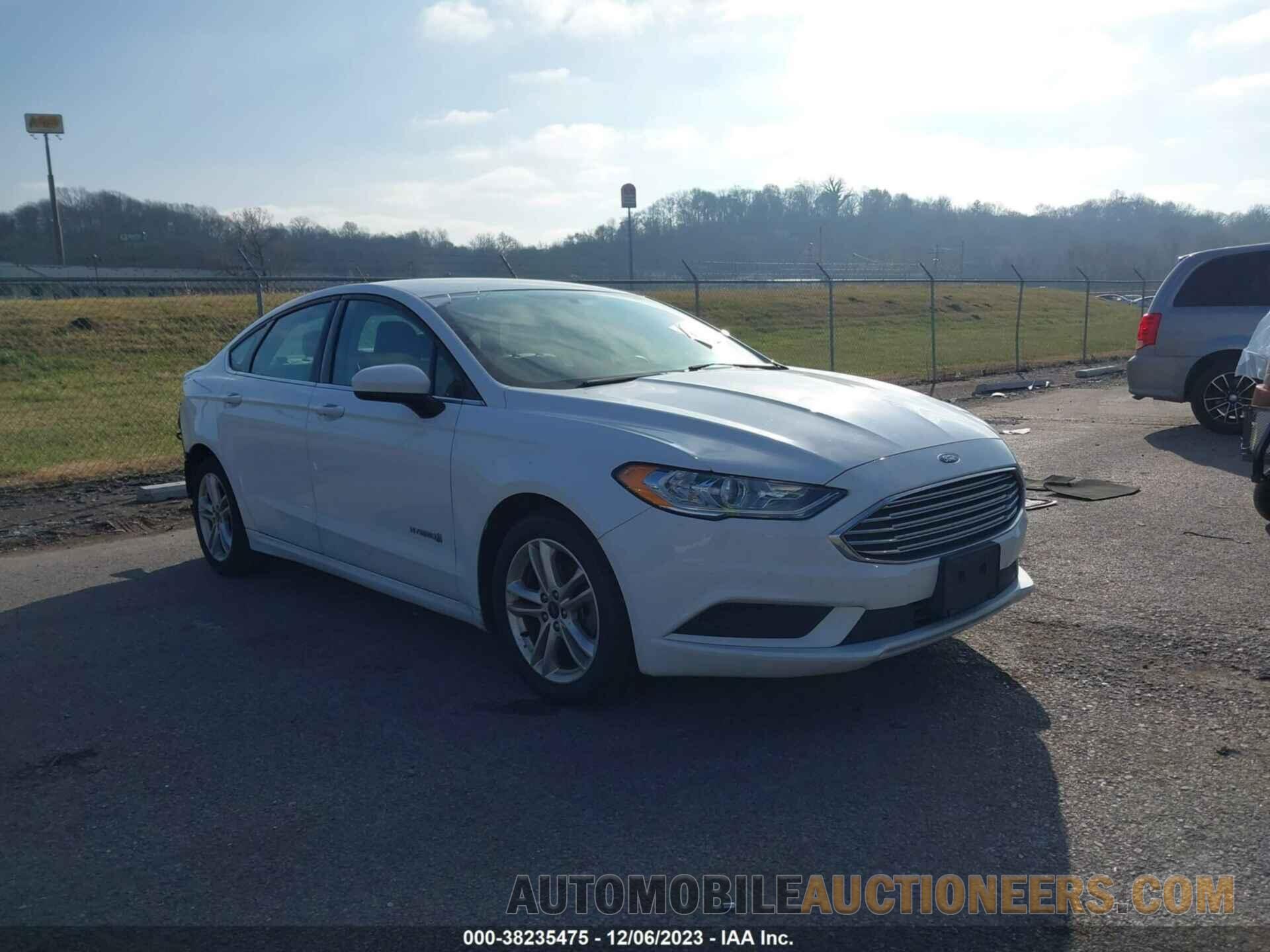 3FA6P0UU7JR243136 FORD FUSION HYBRID 2018