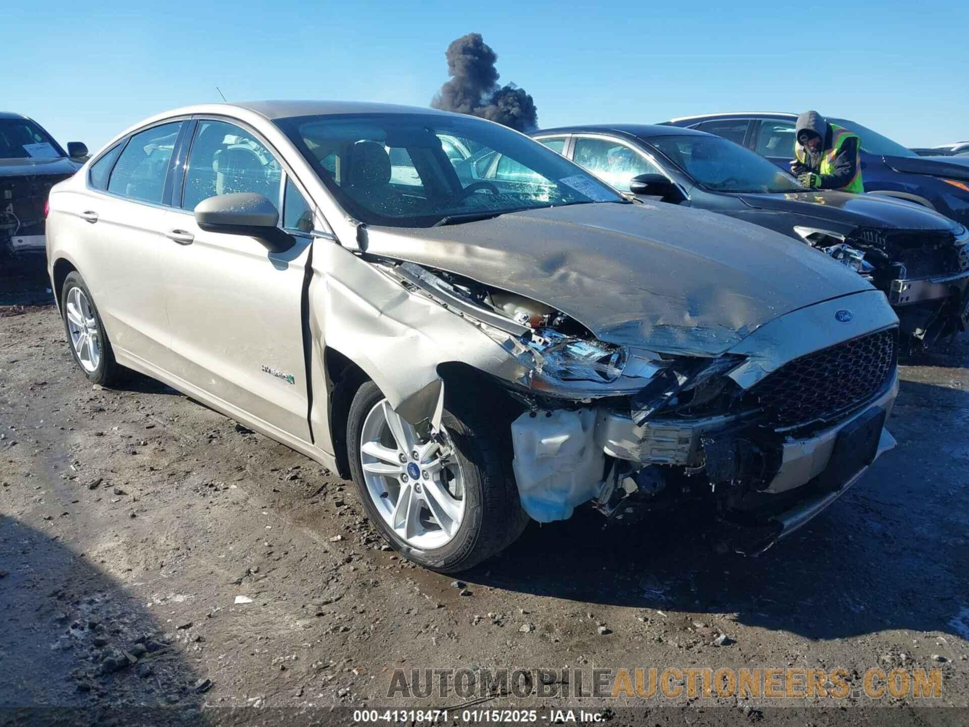 3FA6P0UU8JR271589 FORD FUSION HYBRID 2018