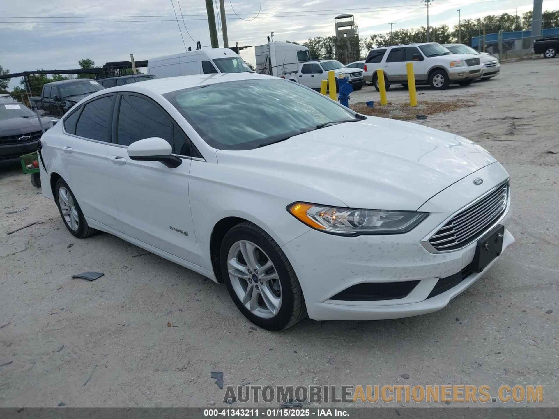 3FA6P0UUXJR101010 FORD FUSION HYBRID 2018