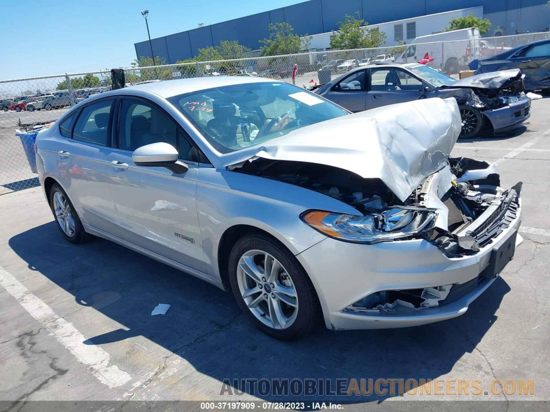 3FA6P0UUXJR137098 FORD FUSION HYBRID 2018