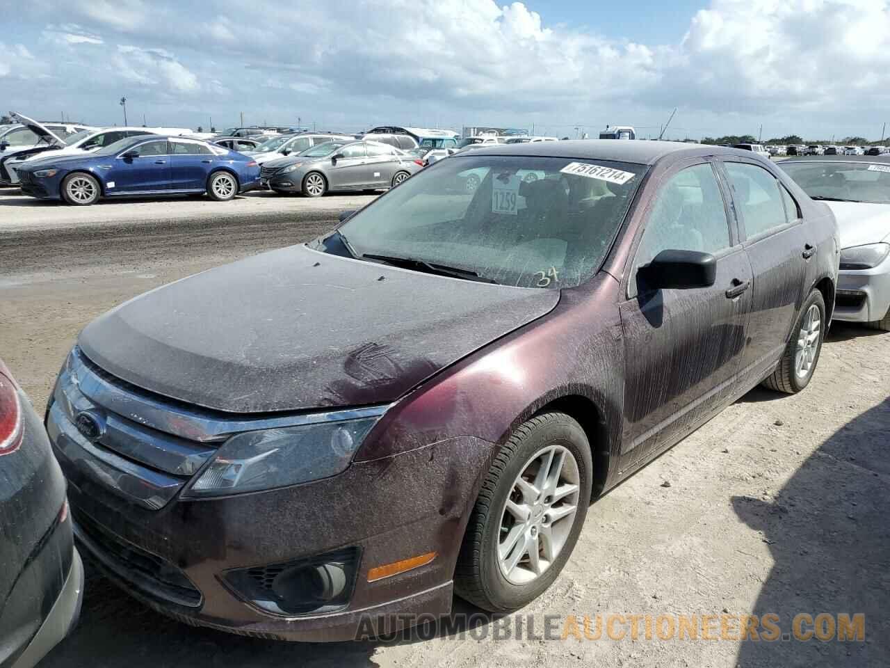 3FAHP0GA1CR242612 FORD FUSION 2012