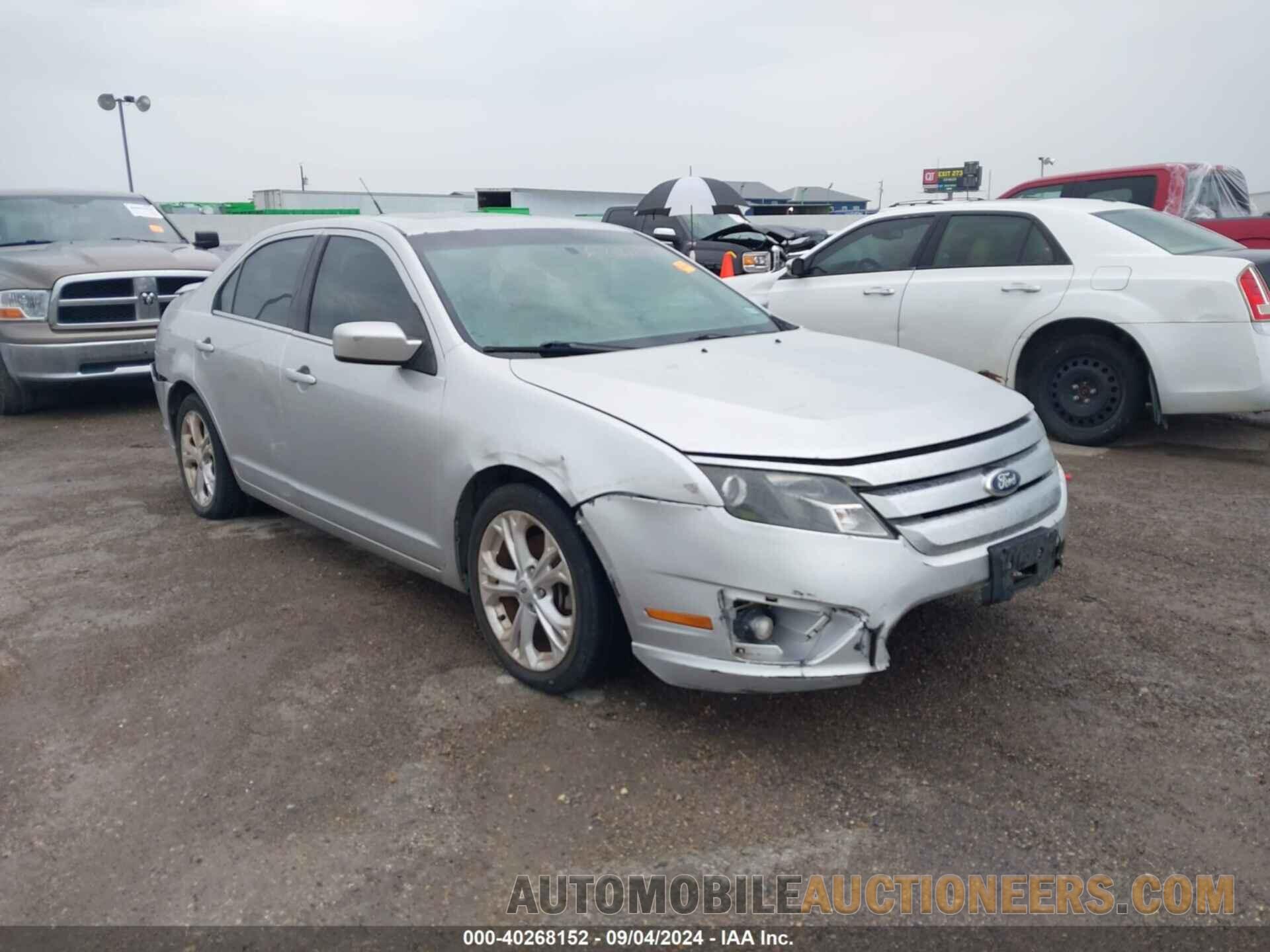 3FAHP0HA1CR130214 FORD FUSION 2012