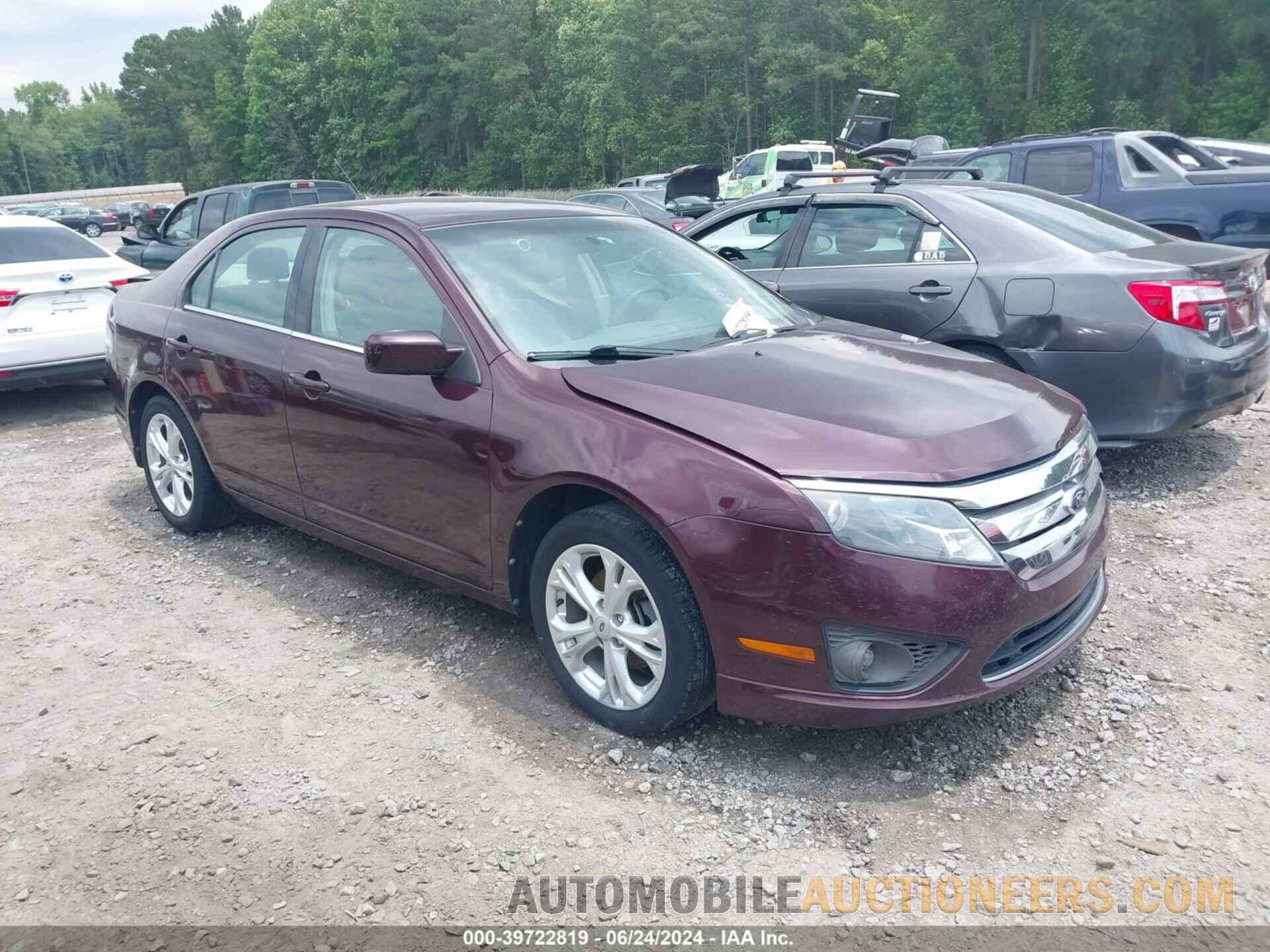 3FAHP0HA1CR331045 FORD FUSION 2012