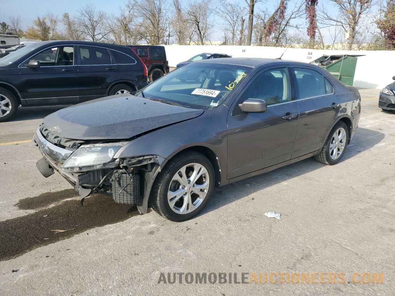 3FAHP0HA1CR396543 FORD FUSION 2012