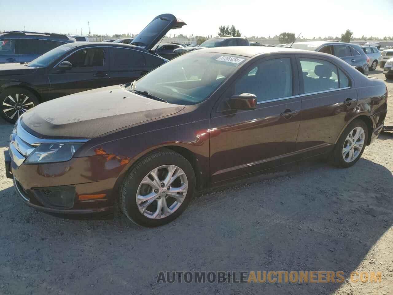 3FAHP0HA2CR214106 FORD FUSION 2012