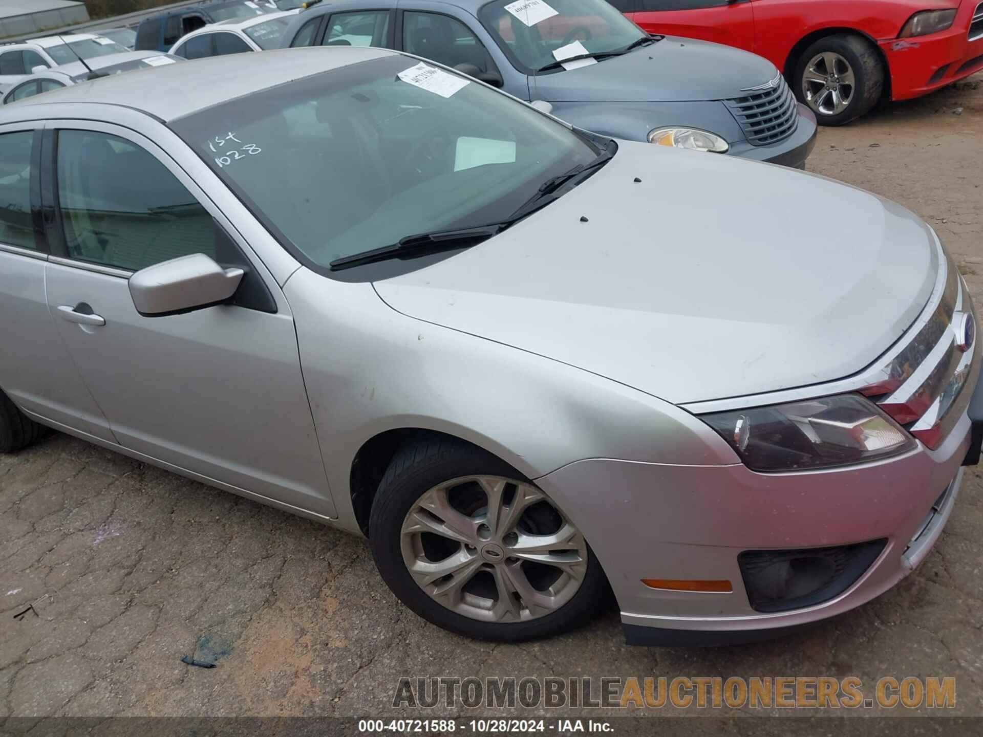 3FAHP0HA2CR263581 FORD FUSION 2012