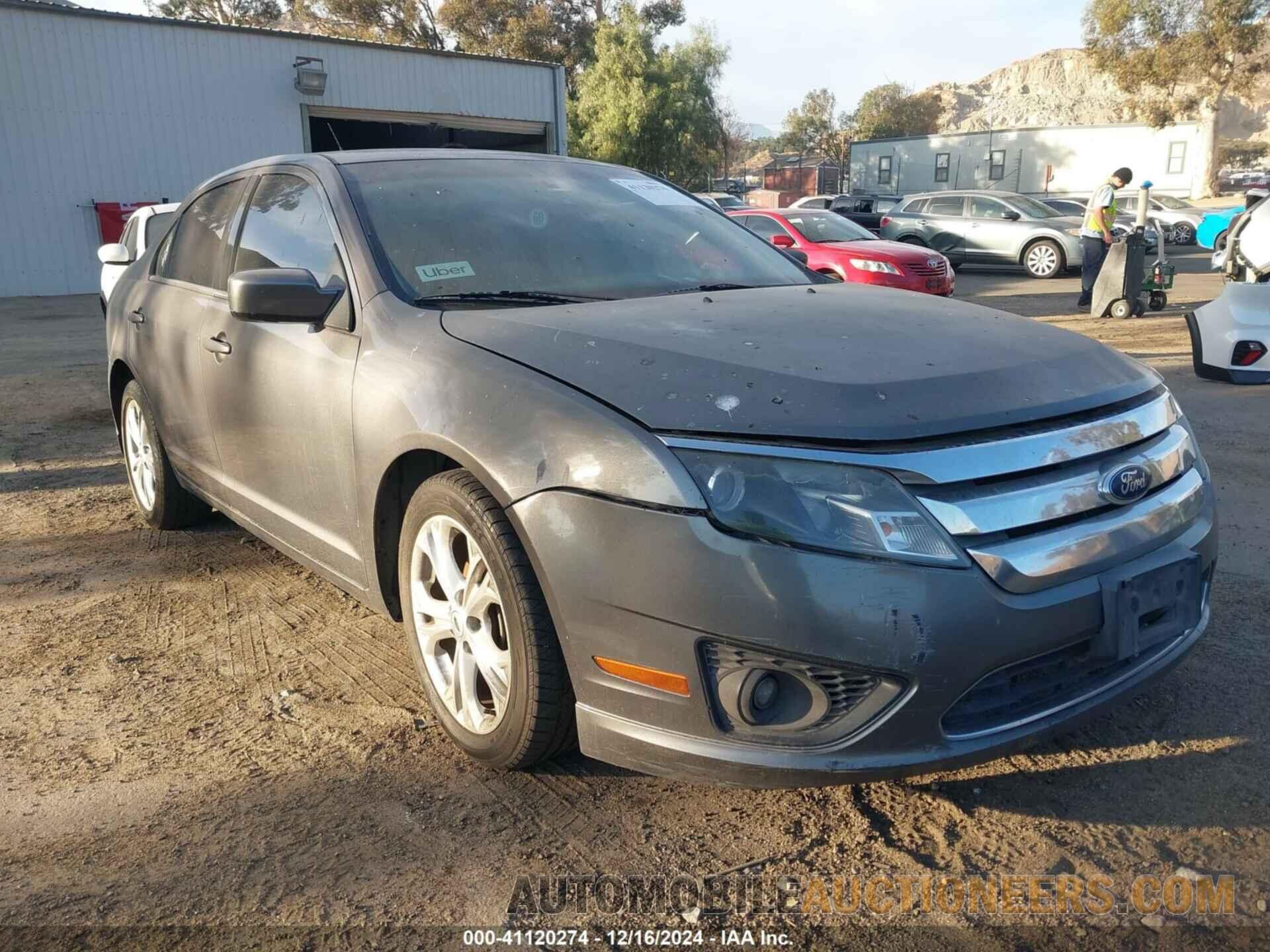 3FAHP0HA2CR284205 FORD FUSION 2012