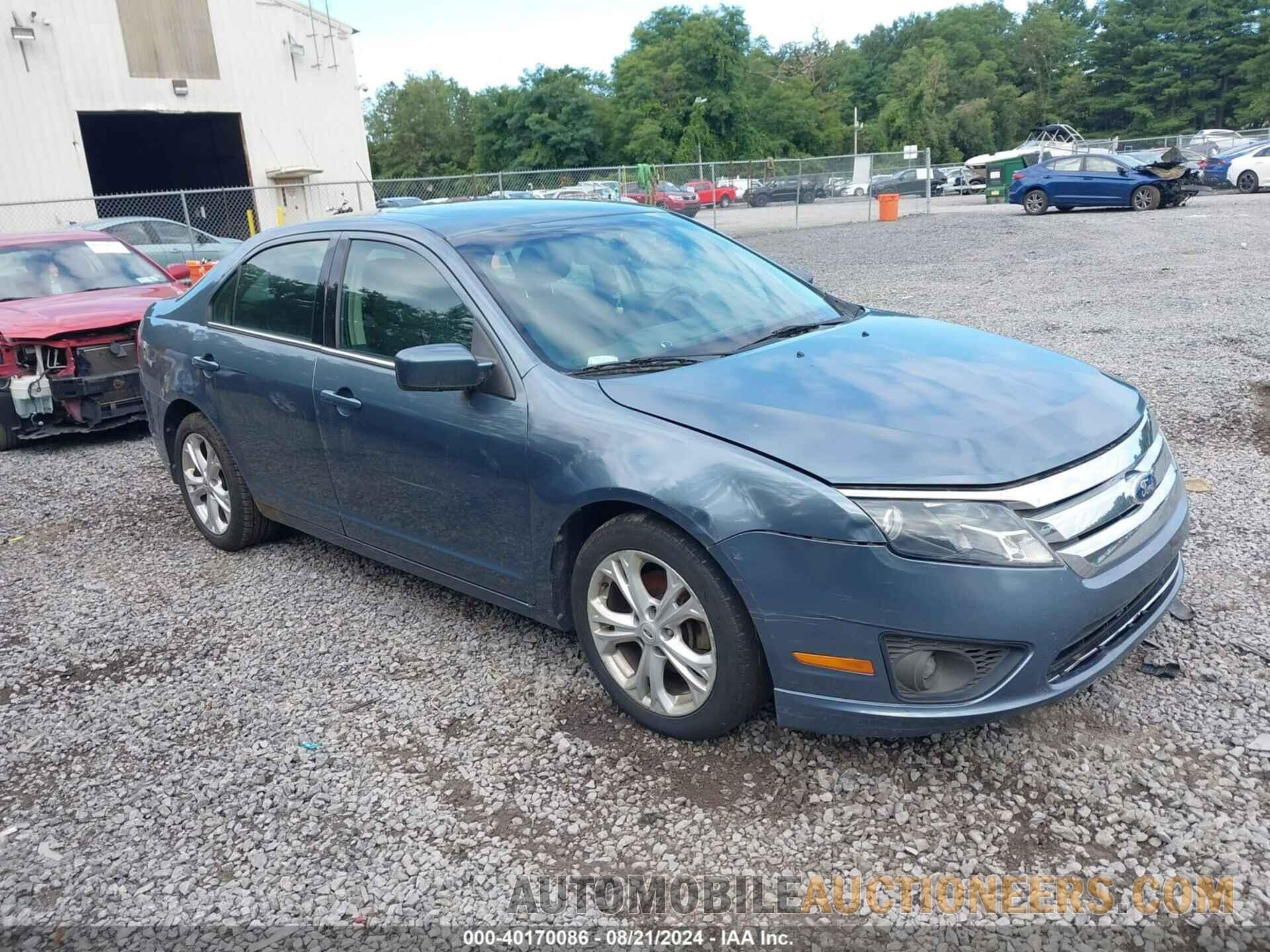 3FAHP0HA3CR173291 FORD FUSION 2012