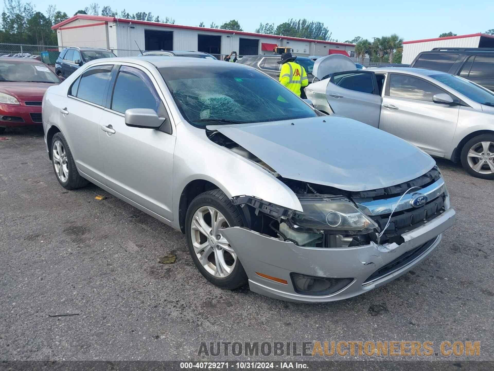 3FAHP0HA3CR222344 FORD FUSION 2012