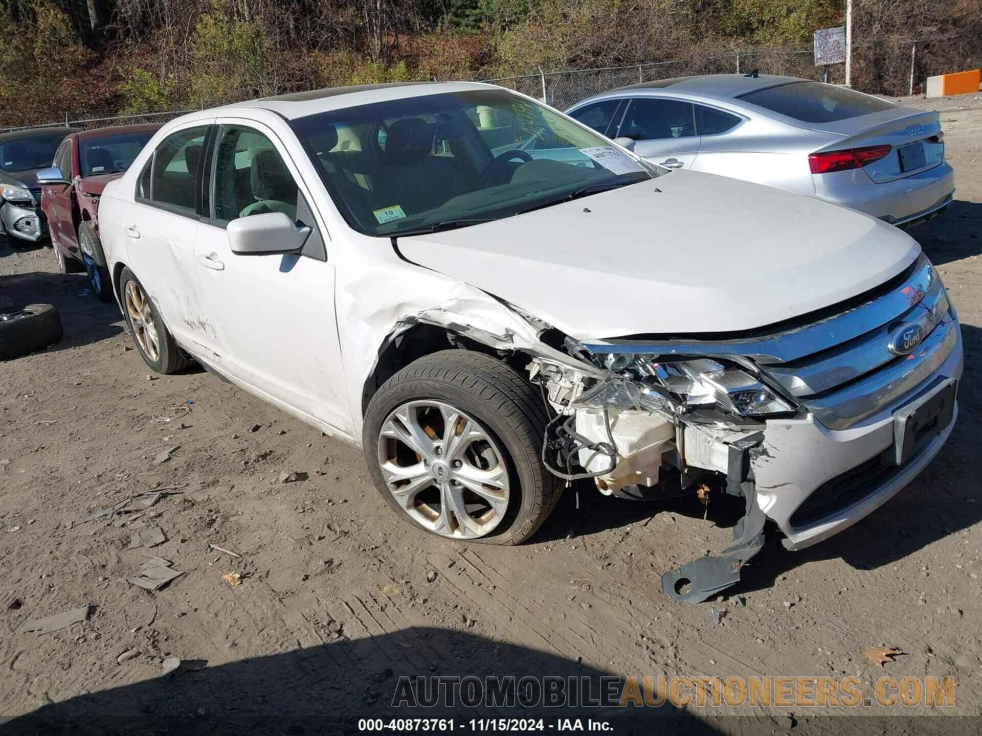 3FAHP0HA3CR227706 FORD FUSION 2012