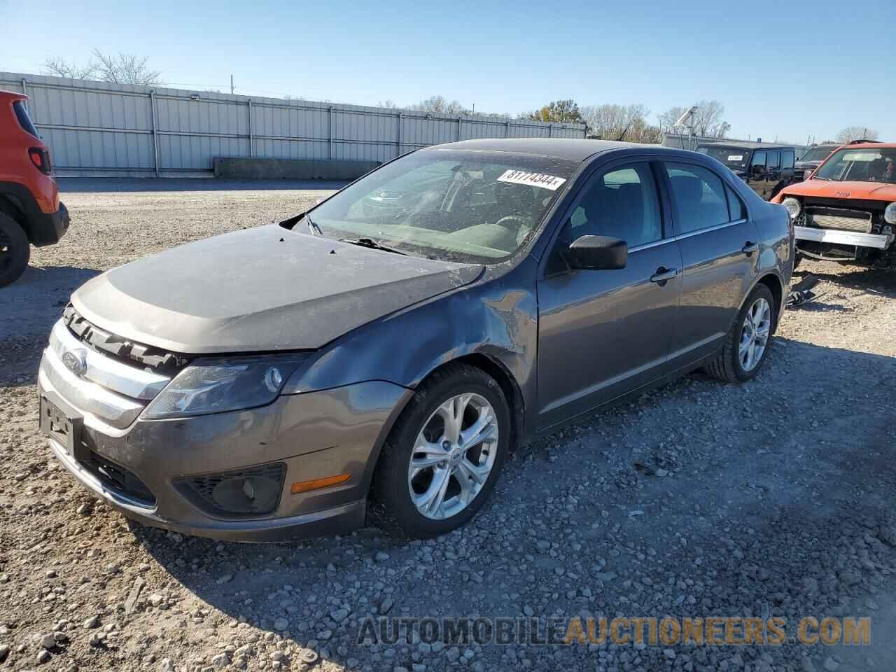 3FAHP0HA6CR176511 FORD FUSION 2012