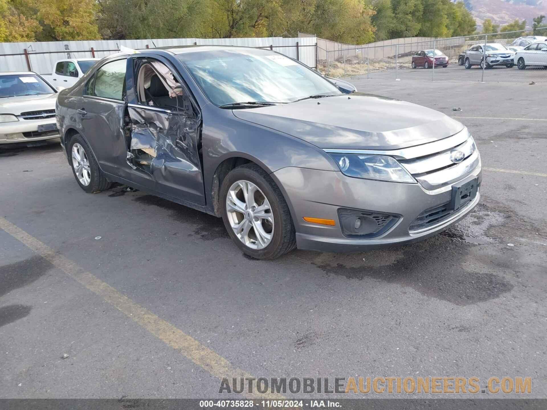 3FAHP0HA6CR205053 FORD FUSION 2012